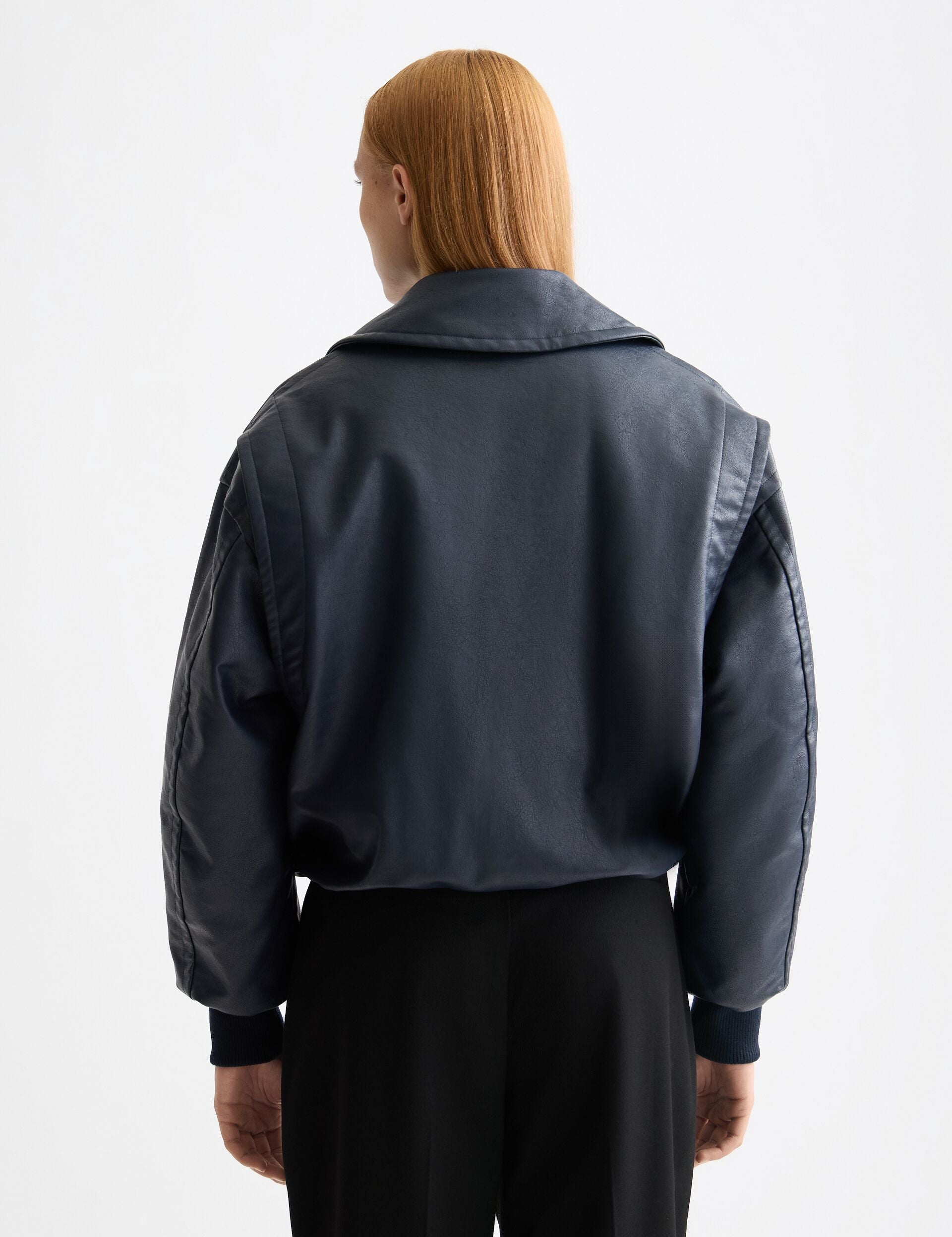 Faux leather bomber jacket – Scotch & Soda Faux leather bomber jacket – Scotch & Soda