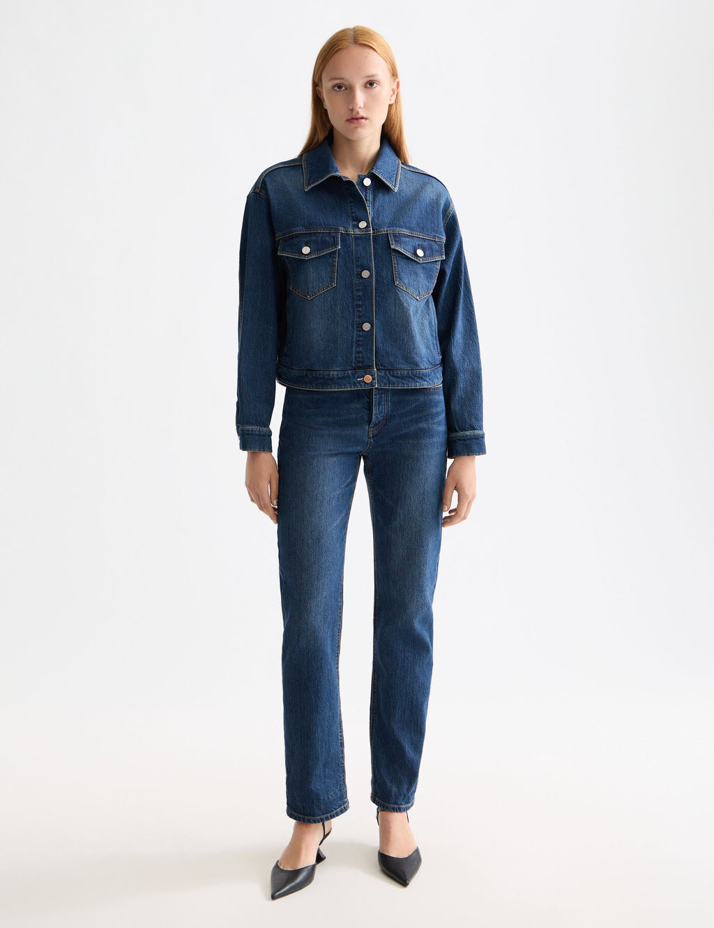 Cropped denim jacket — Let It Rain 750 years celebration