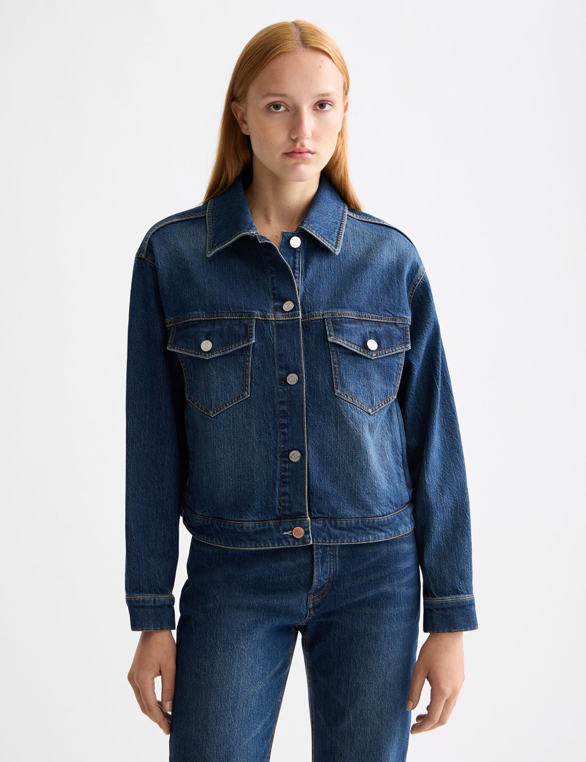 Cropped denim jacket — Let It Rain 750 years celebration