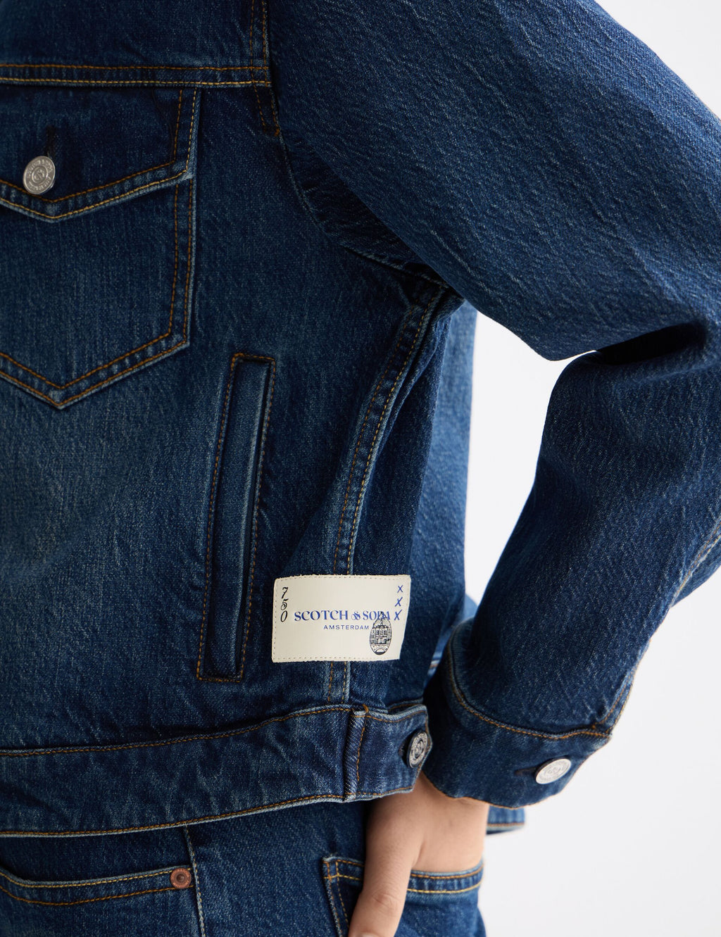 Cropped denim jacket — Let It Rain 750 years celebration