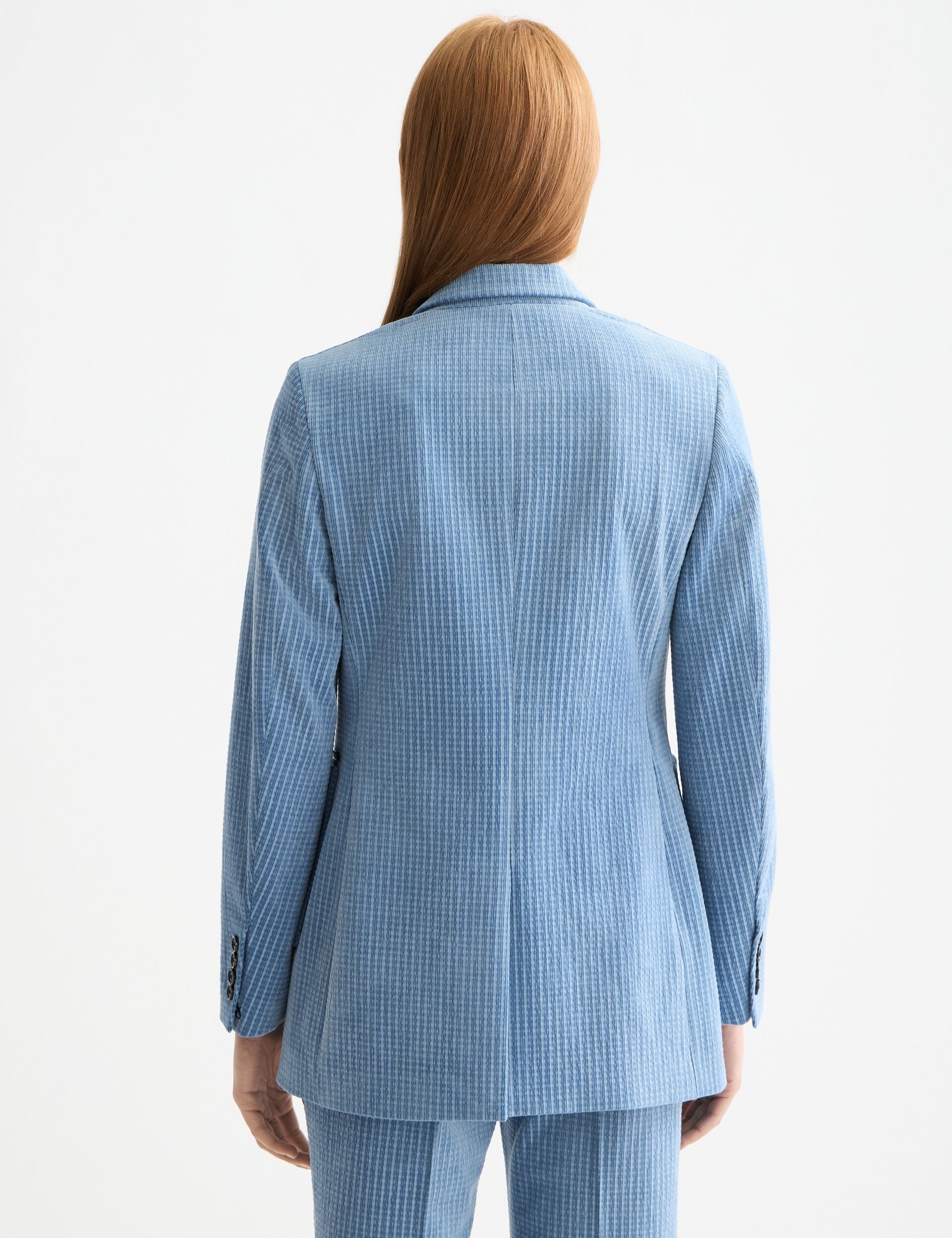 Corduroy double breasted blazer