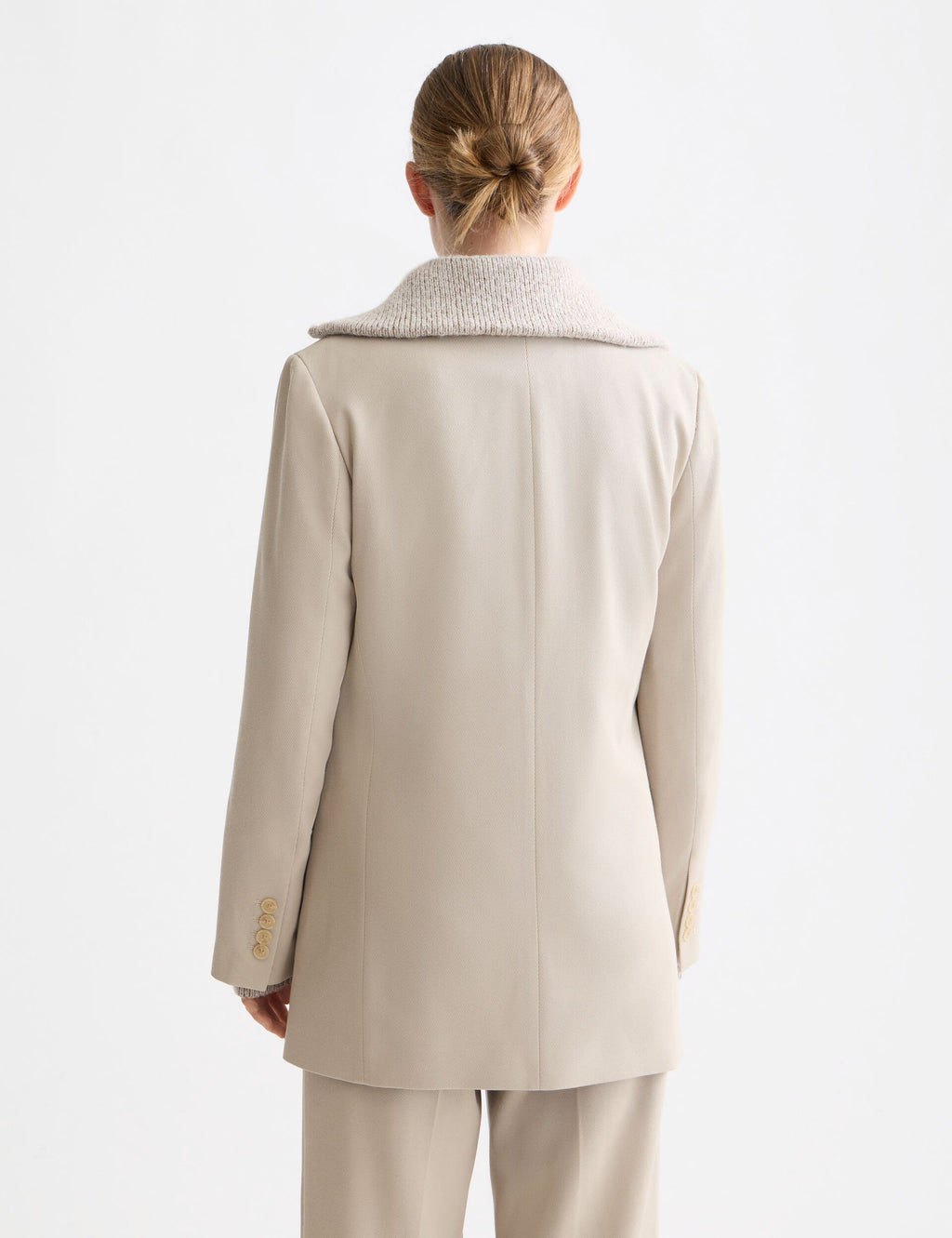 Gabardine single breasted Blazer