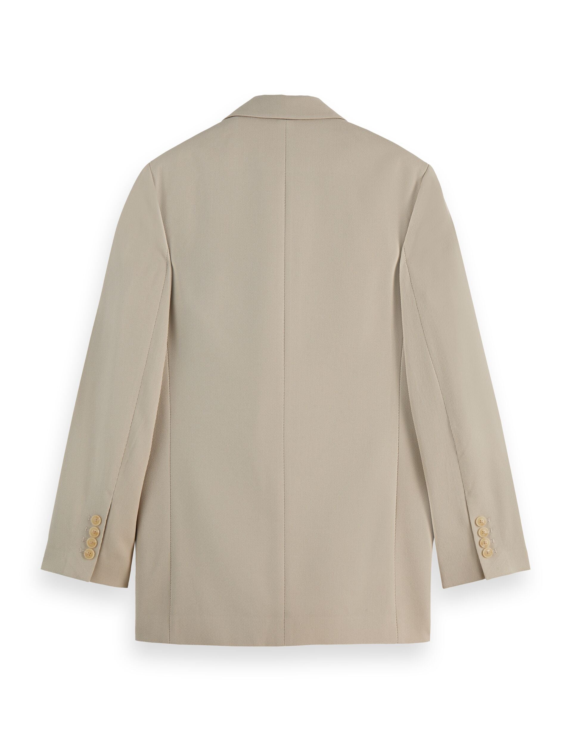 Gabardine single breasted Blazer