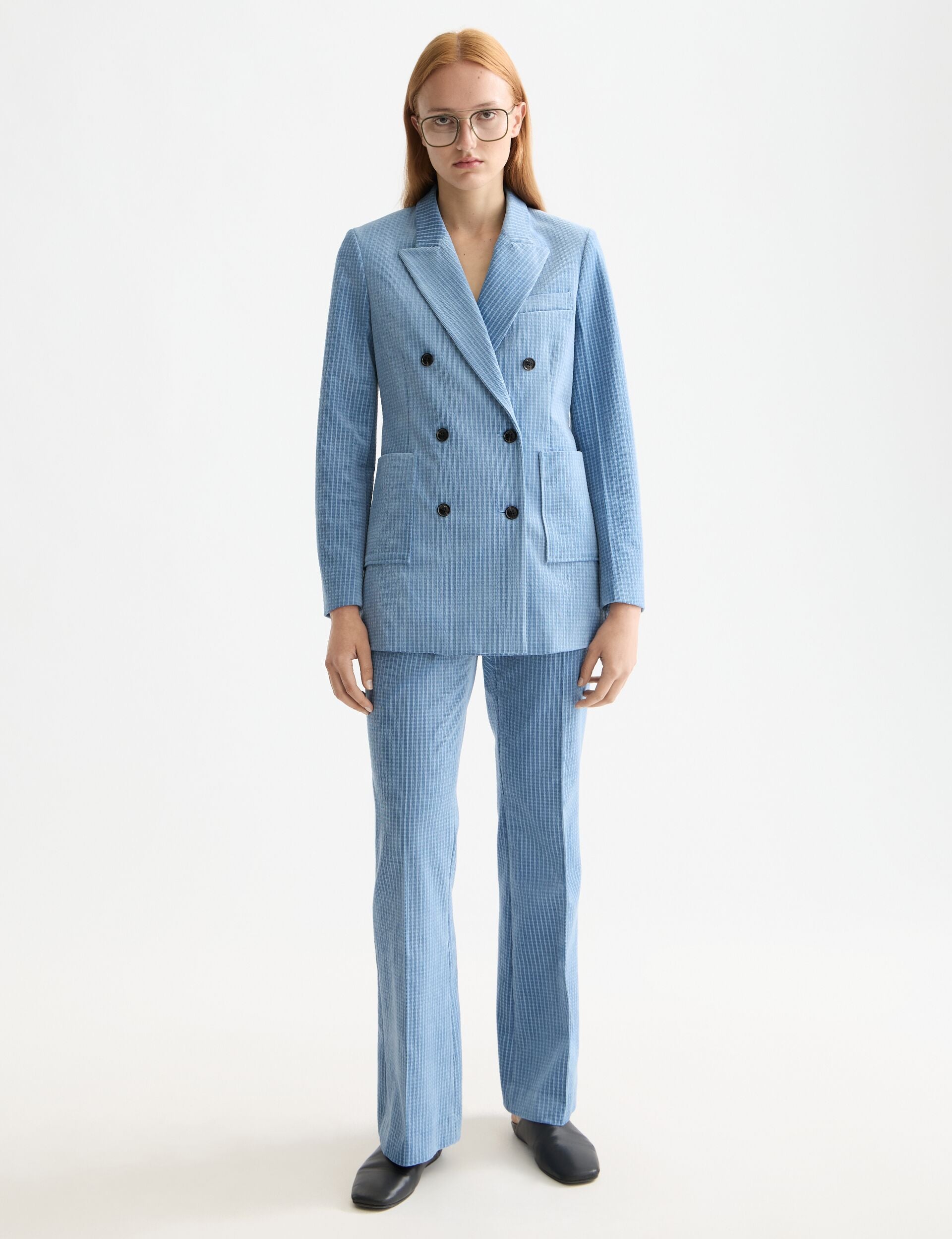 Violet high rise flare leg corduroy pant