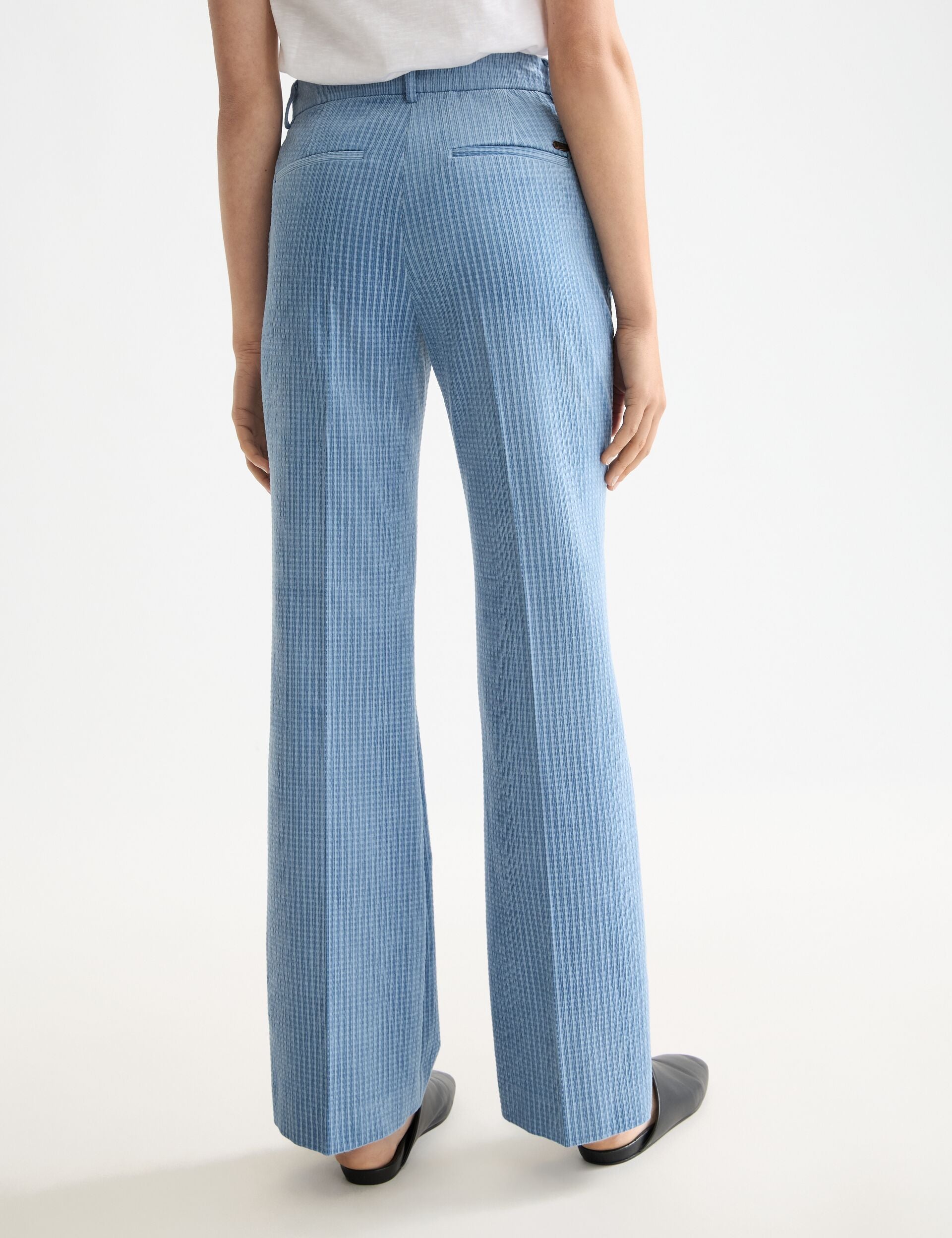 Violet high rise flare leg corduroy pant