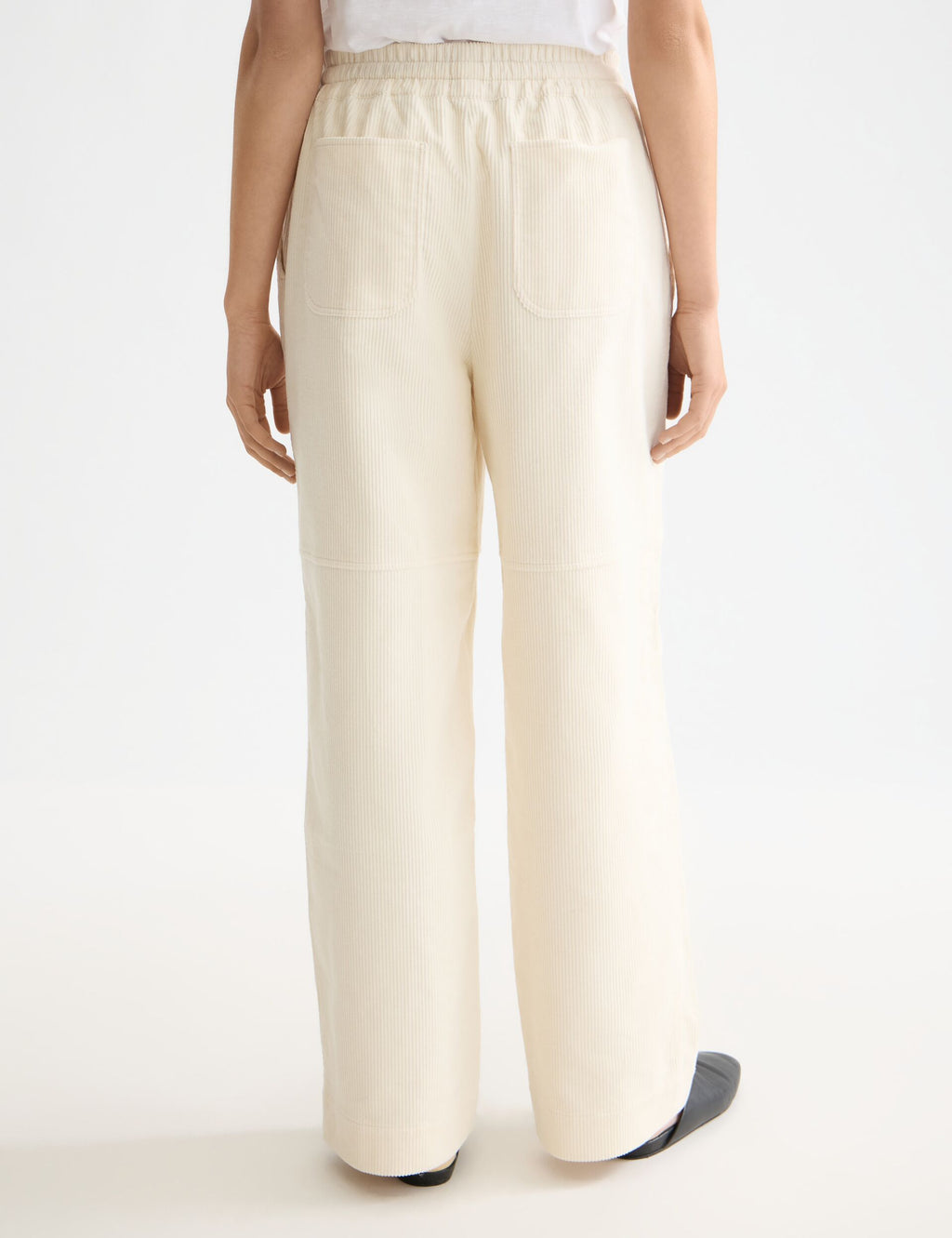 Noa high-rise wide-leg pull on pant