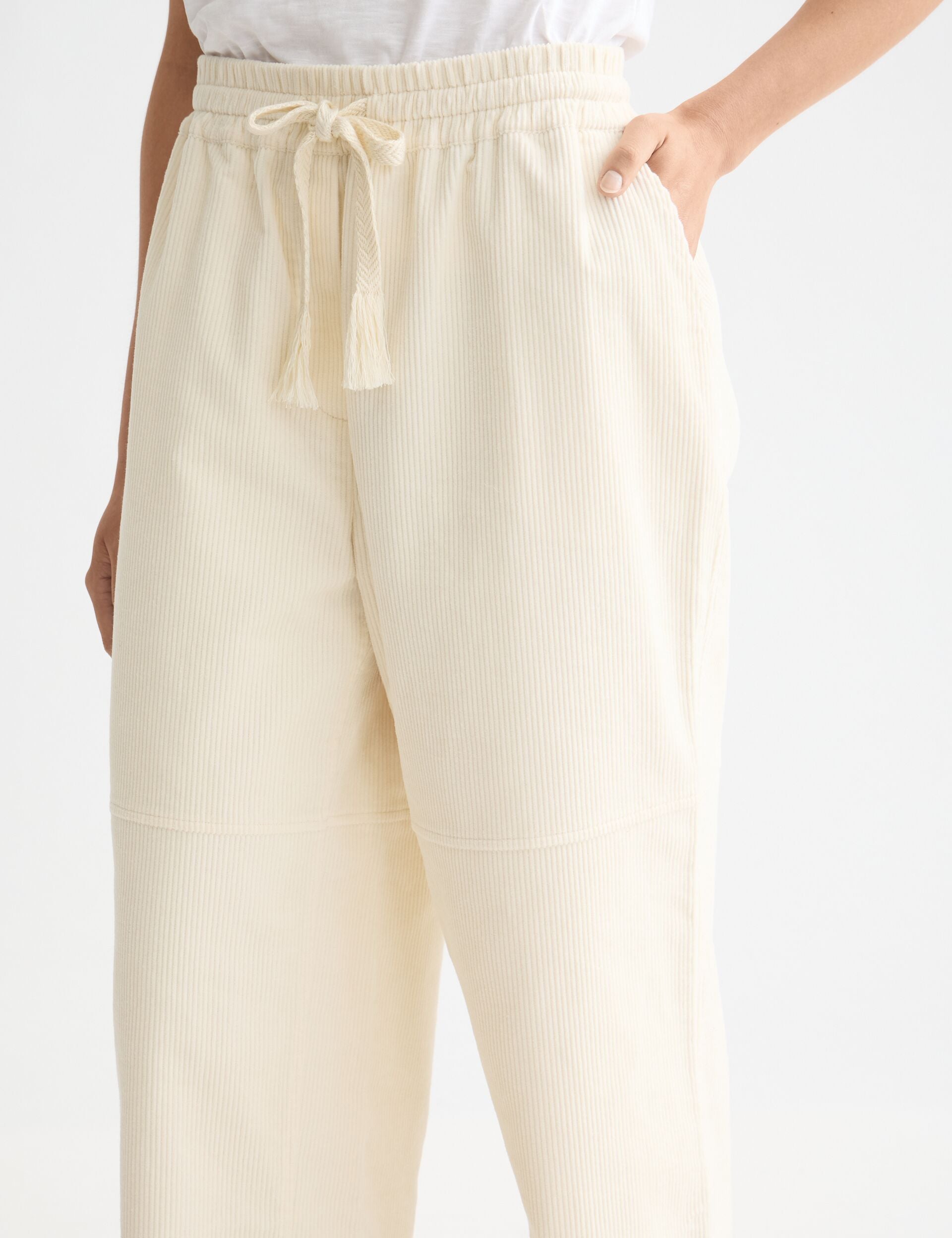 Noa high-rise wide-leg pull on pant