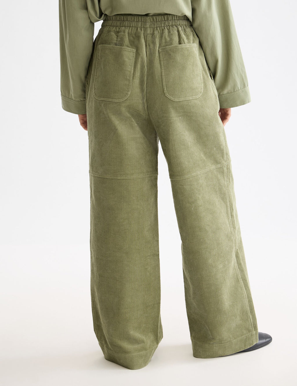 Noa high-rise wide-leg pull on pant