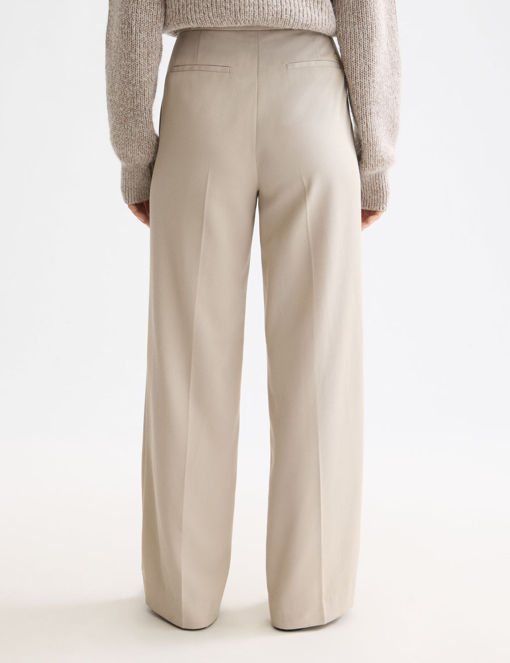 Edie - high rise wide leg gabardine pant