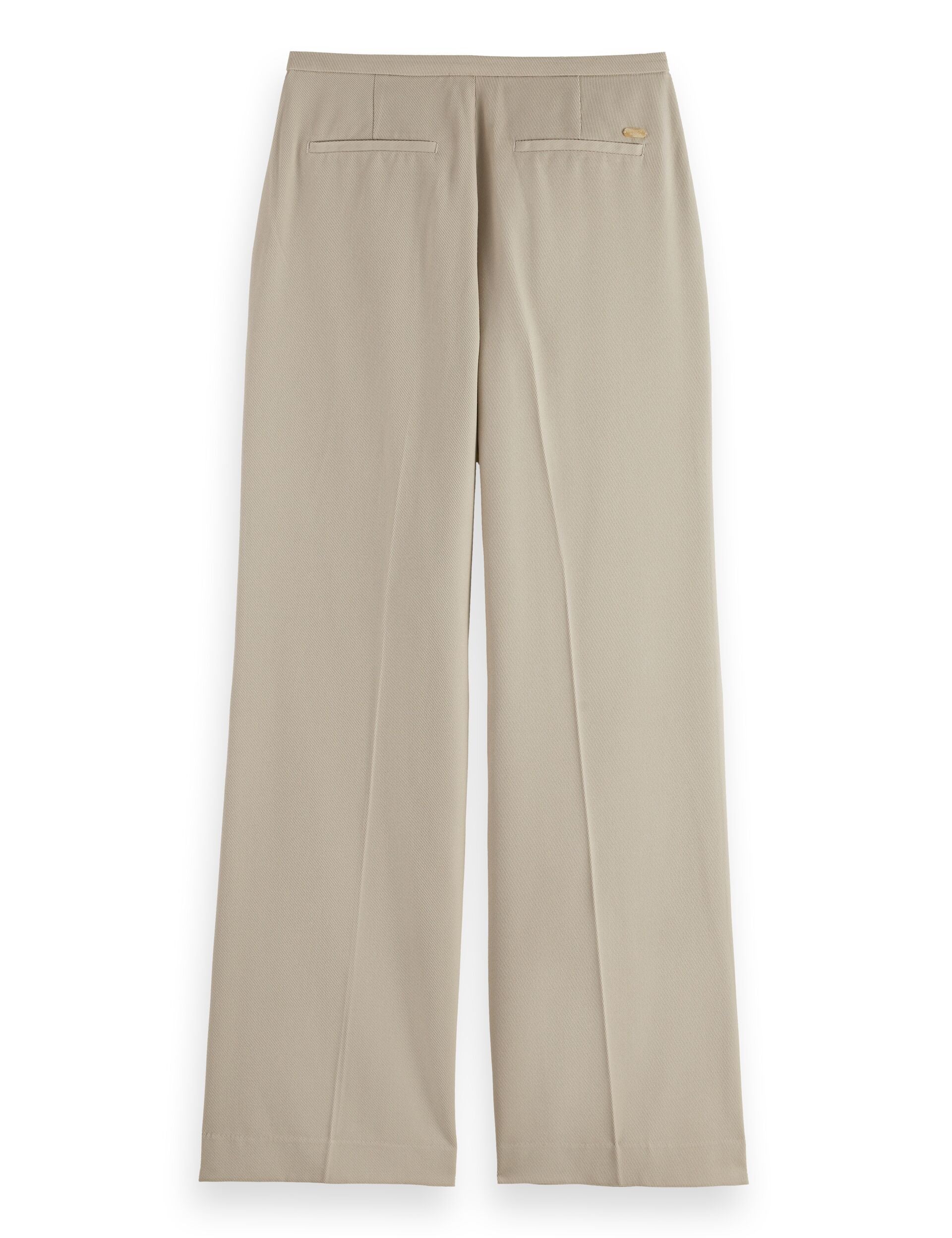Edie - high rise wide leg gabardine pant