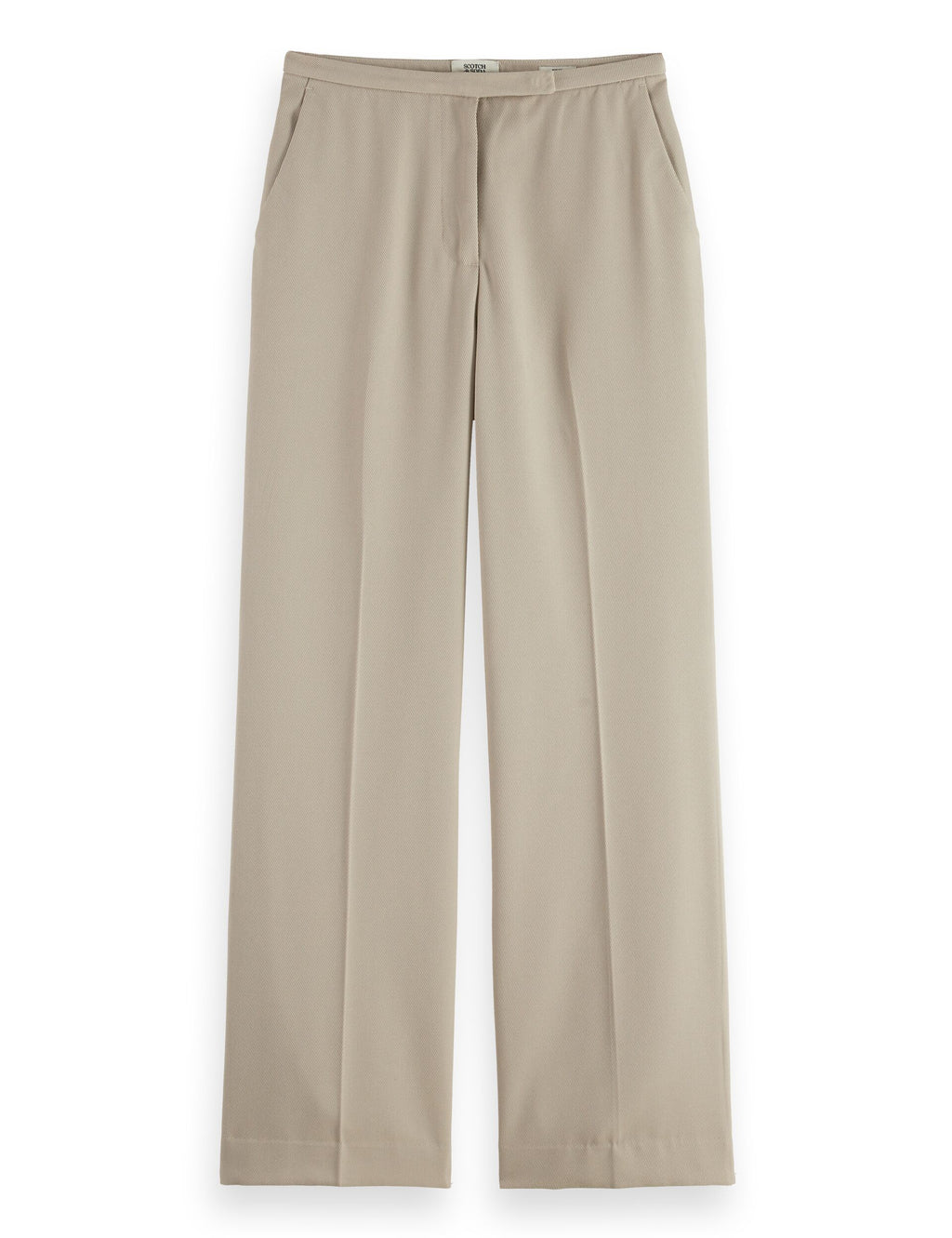 Edie - high rise wide leg gabardine pant
