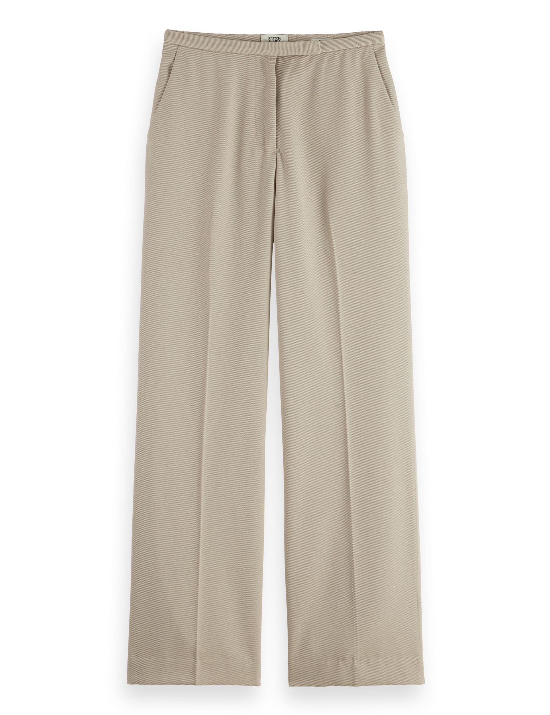 Edie - high rise wide leg gabardine pant