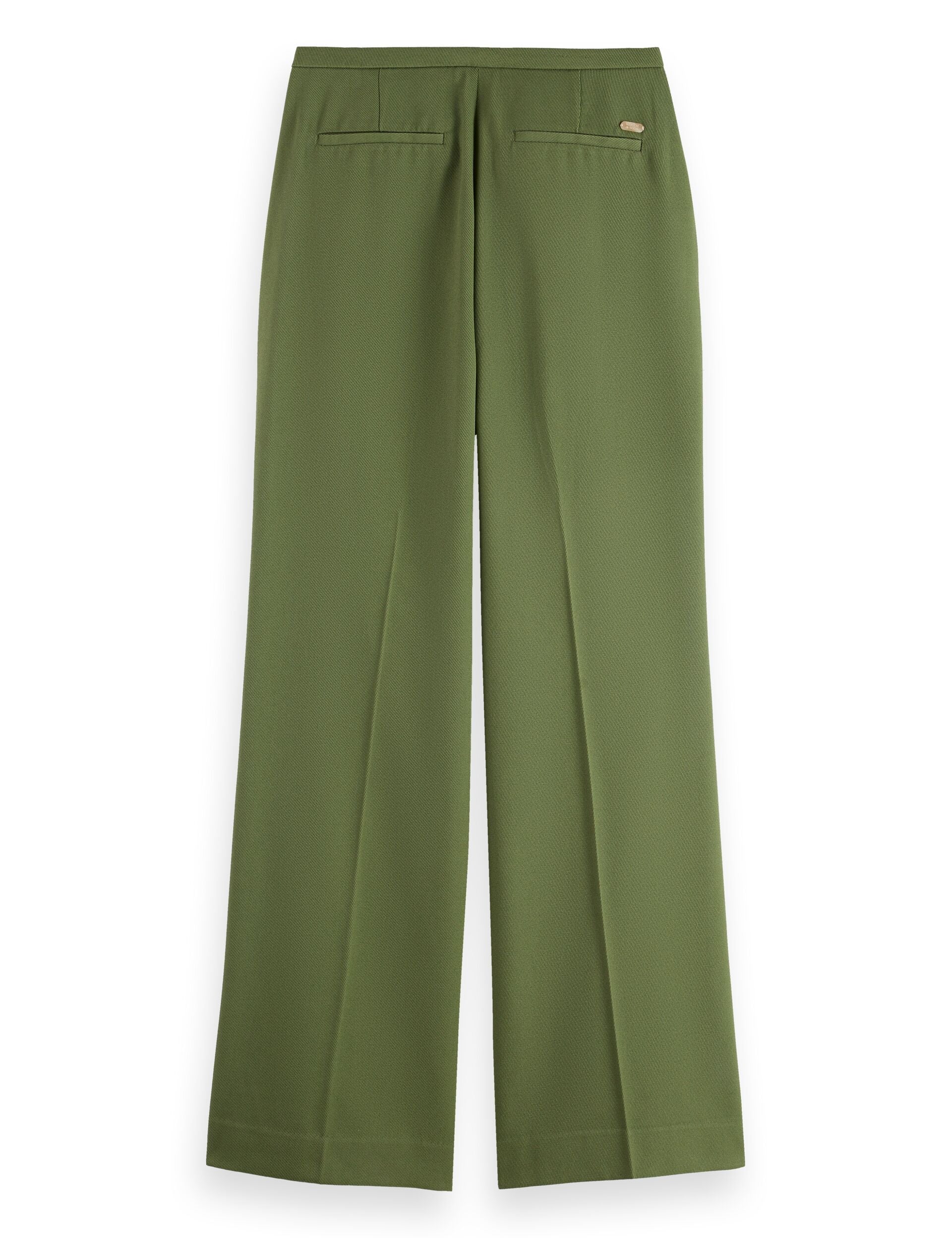 Edie - high rise wide leg gabardine pant