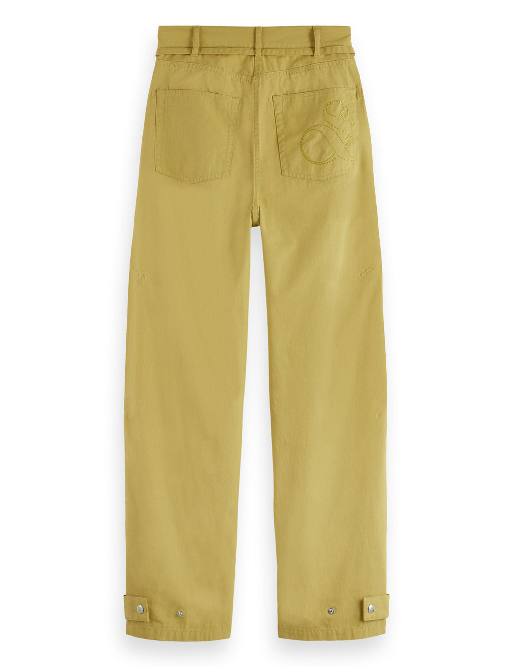Lotus barrel leg seam detail pant