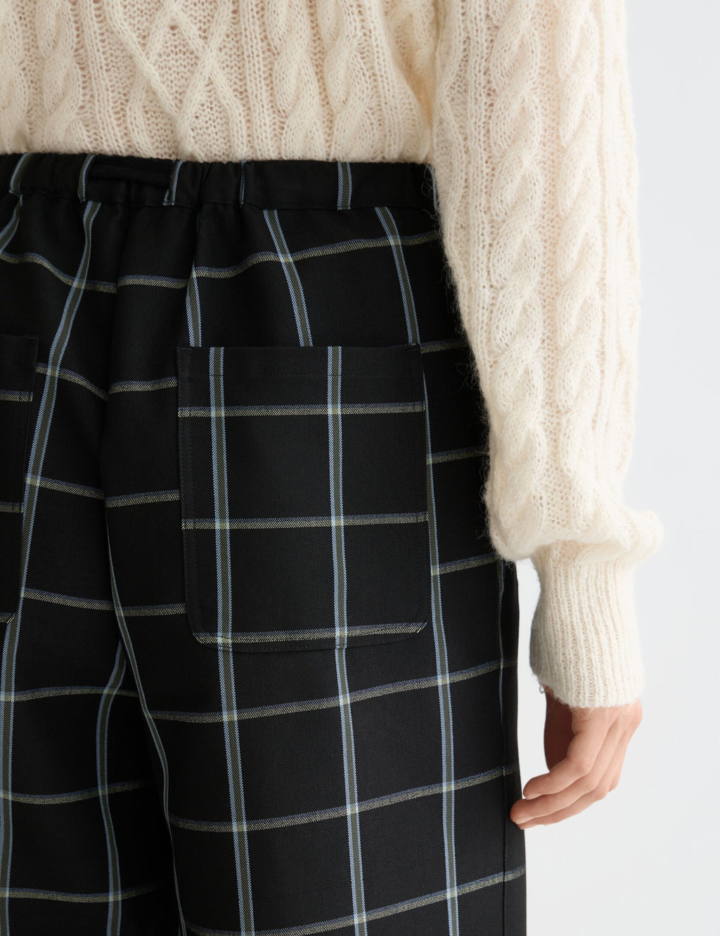 Ezra - High rise drawstring pant