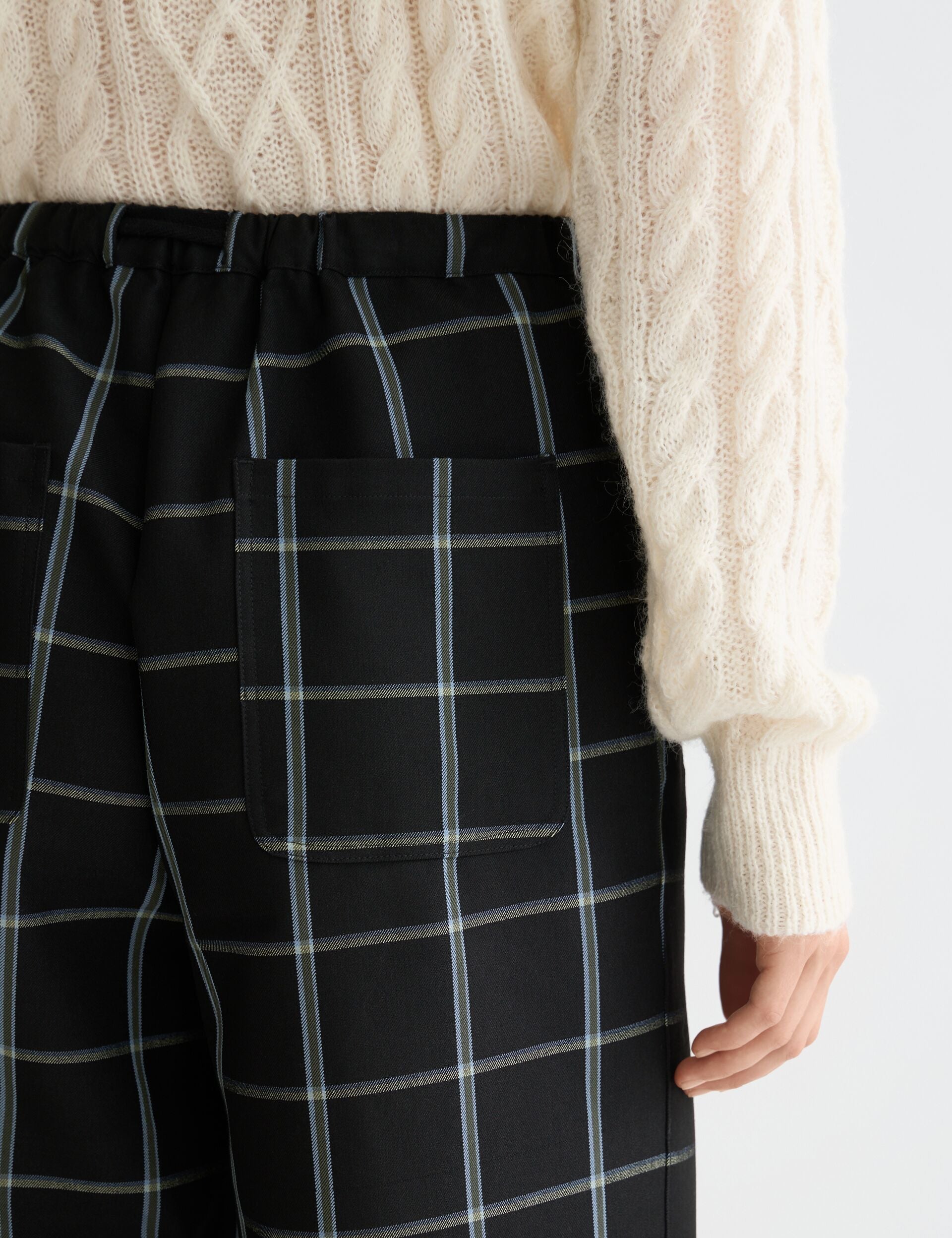 Ezra - High rise drawstring pant