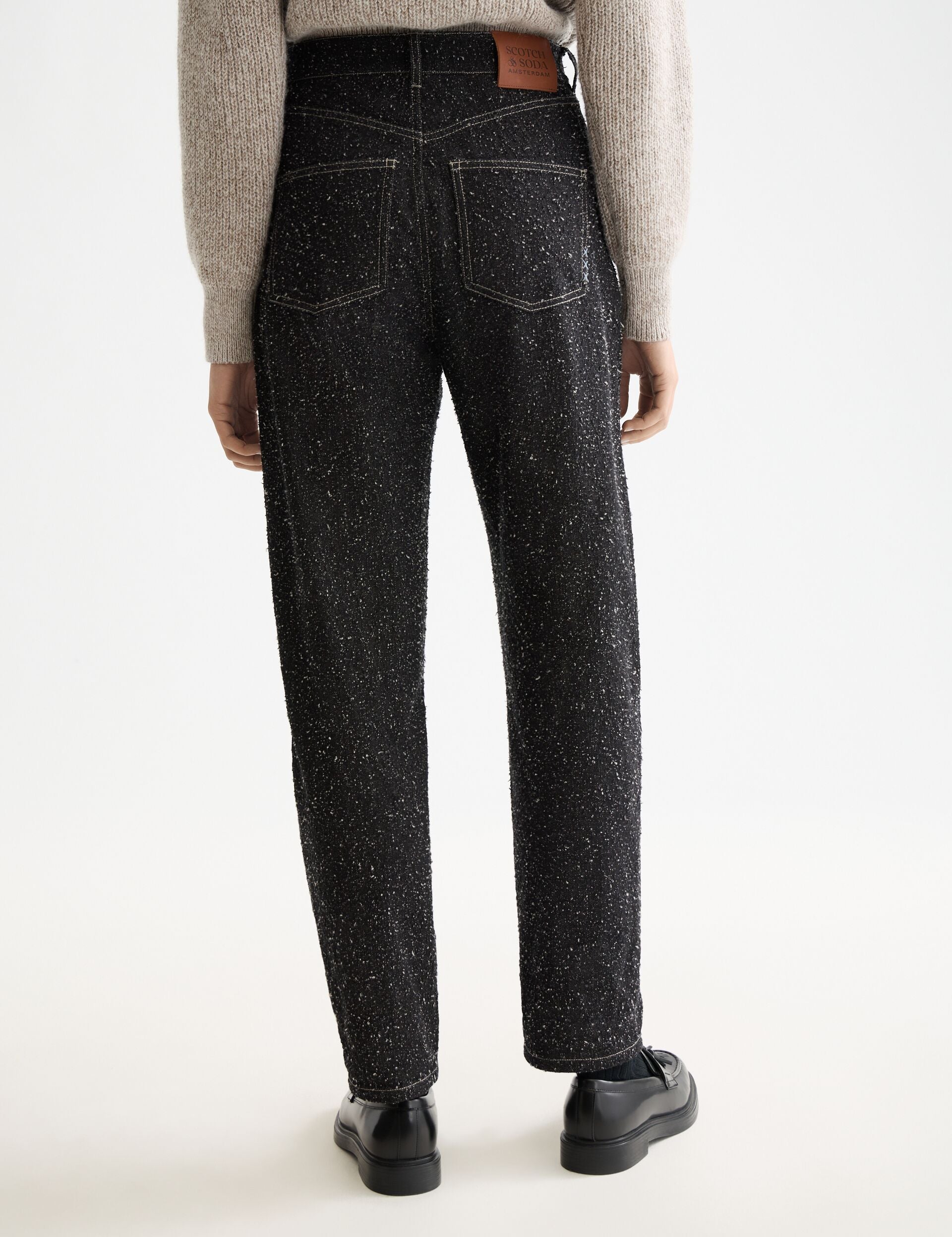 The Tide Balloon jeans — Black Snow