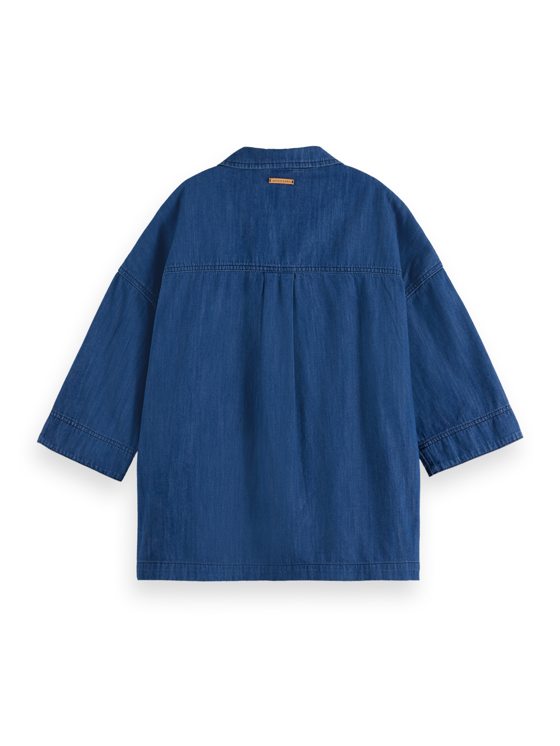 Lightweight Denim Popover Shirt