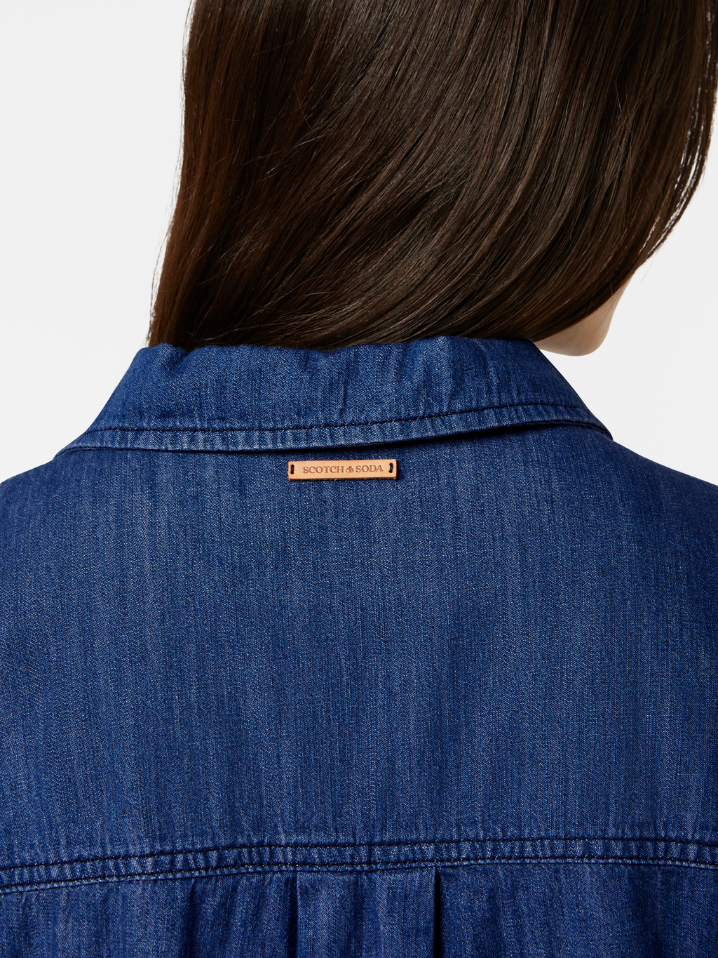 Lightweight Denim Popover Shirt