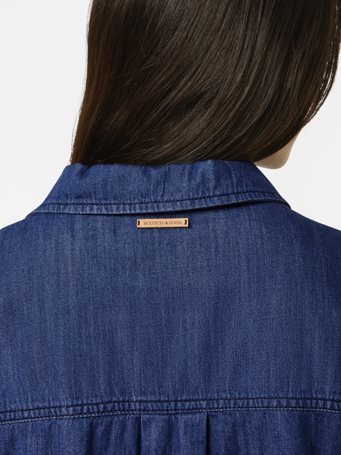 Lightweight Denim Popover Shirt