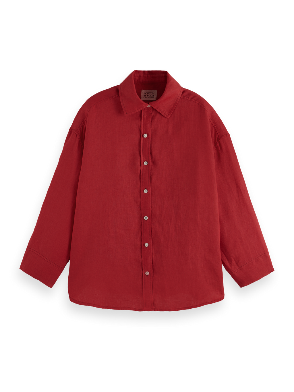Wide Sleeve Linen Shirt