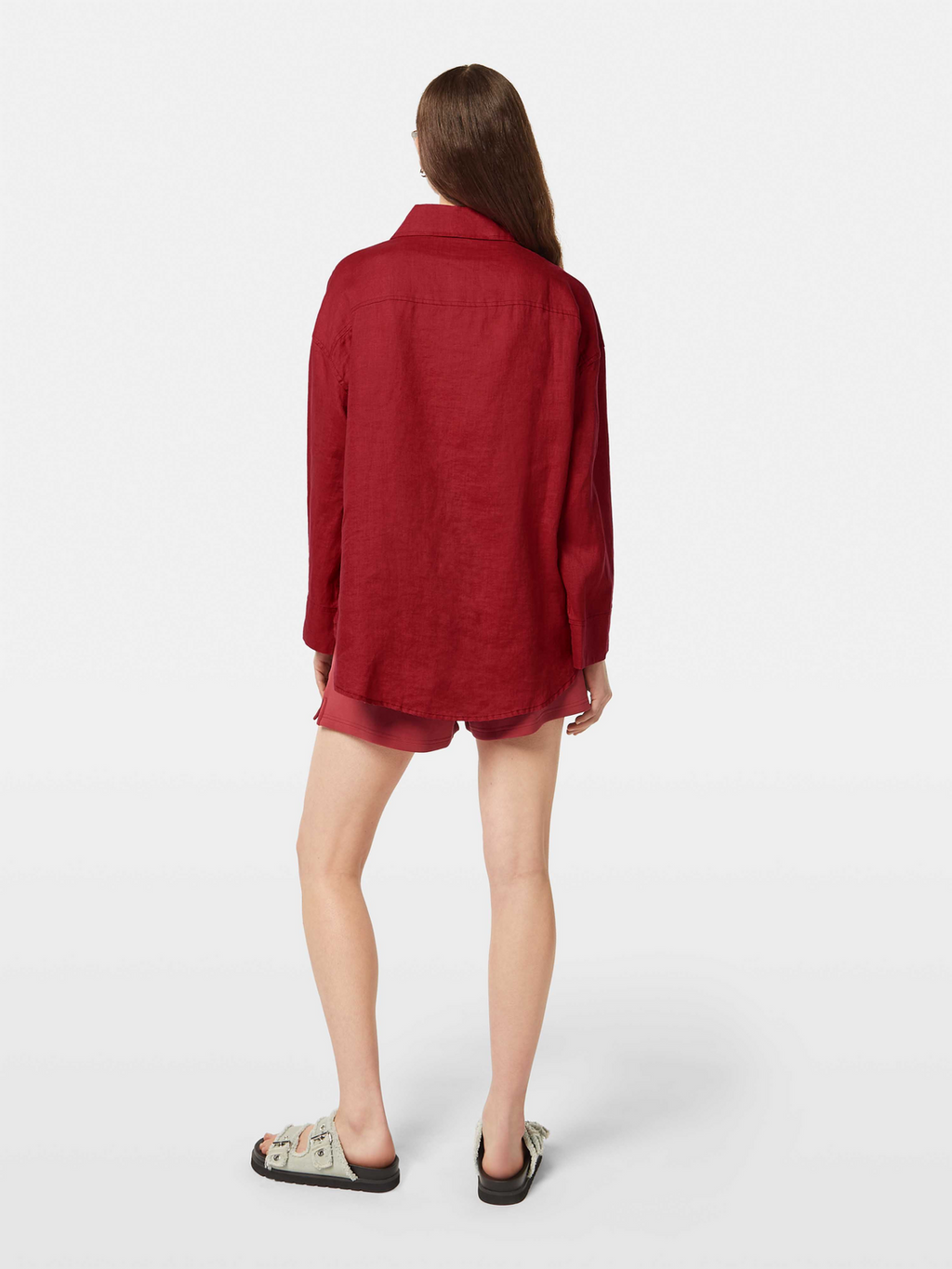 Wide Sleeve Linen Shirt