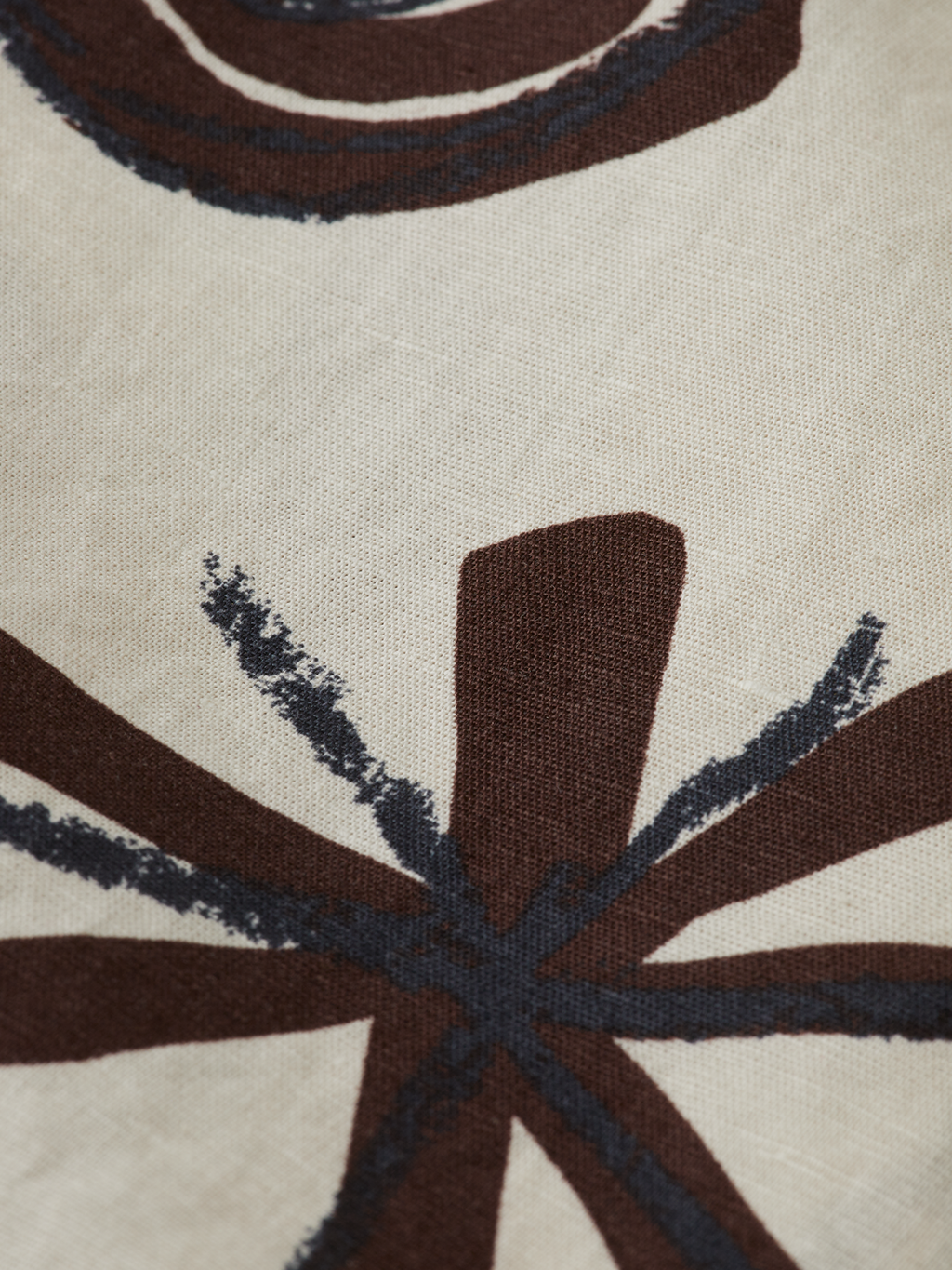 Inky Sun Printed Short Sleeve Shirt