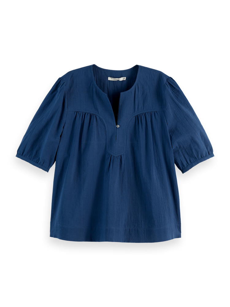 V-Neck Puff Sleeve Top