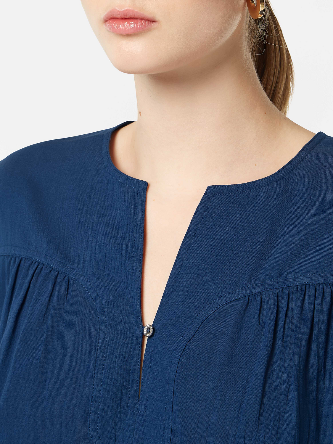 V-Neck Puff Sleeve Top