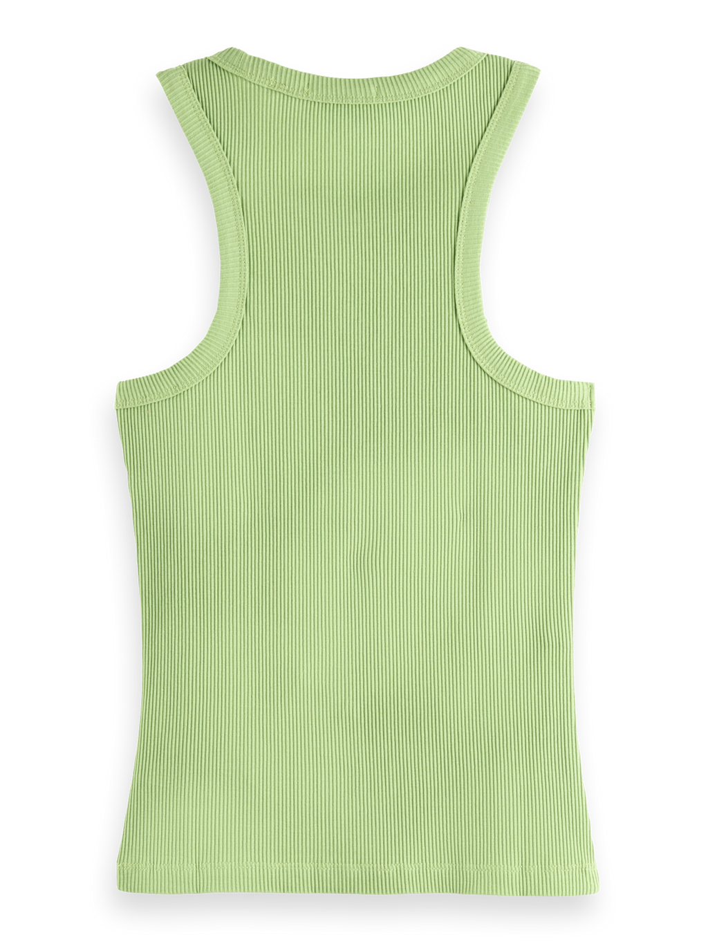 Ribbed Racer Tank Top