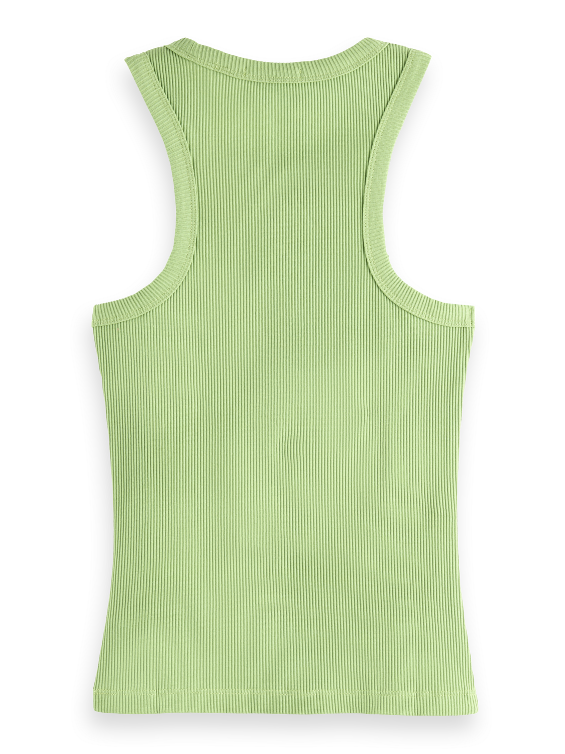 Ribbed Racer Tank Top