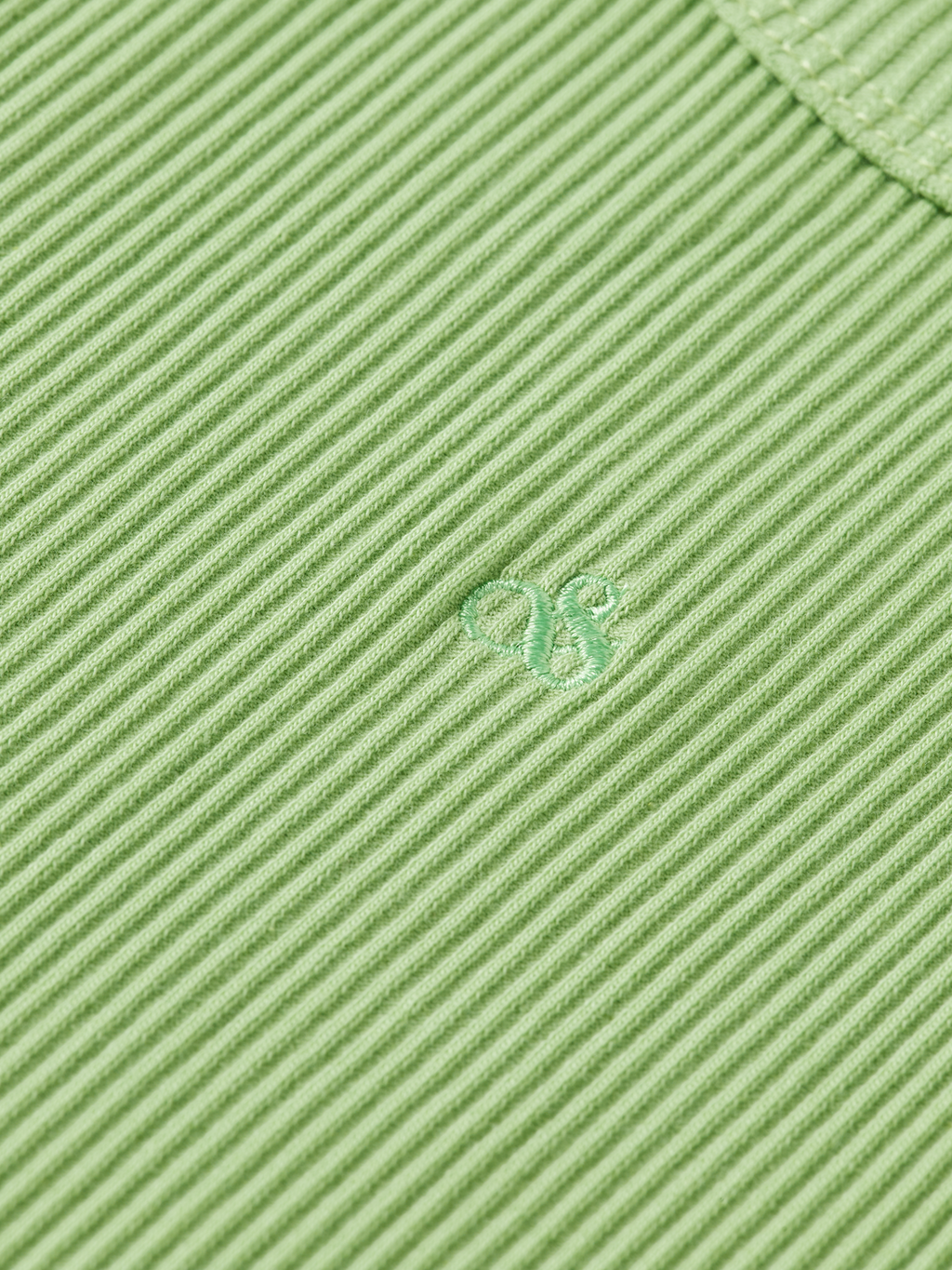 Ribbed Racer Tank Top