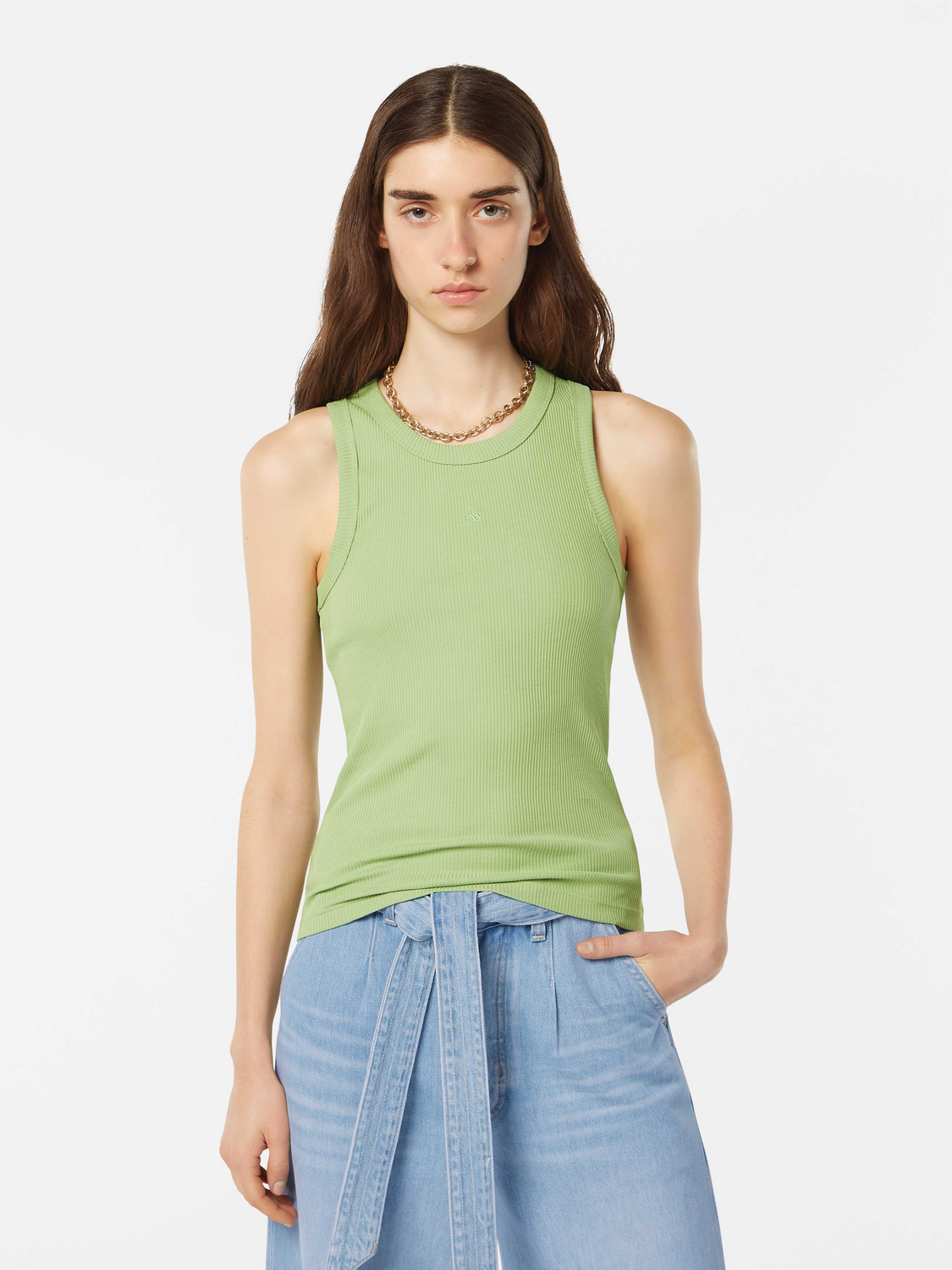 Ribbed Racer Tank Top – Scotch & Soda