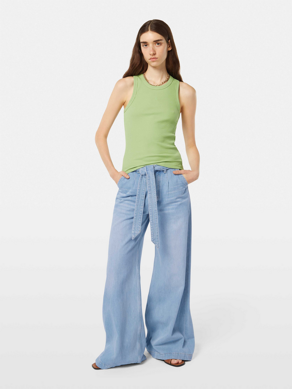 Ribbed Racer Tank Top – Scotch & Soda Ribbed Racer Tank Top – Scotch & Soda