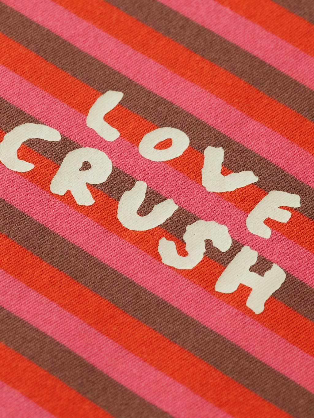 Love Crush Yarn-Dye Striped Regular-Fit T-Shirt