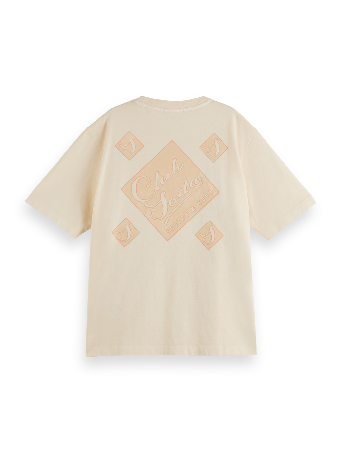 Printed Artwork Garment-Dye Loose-Fit T-Shirt