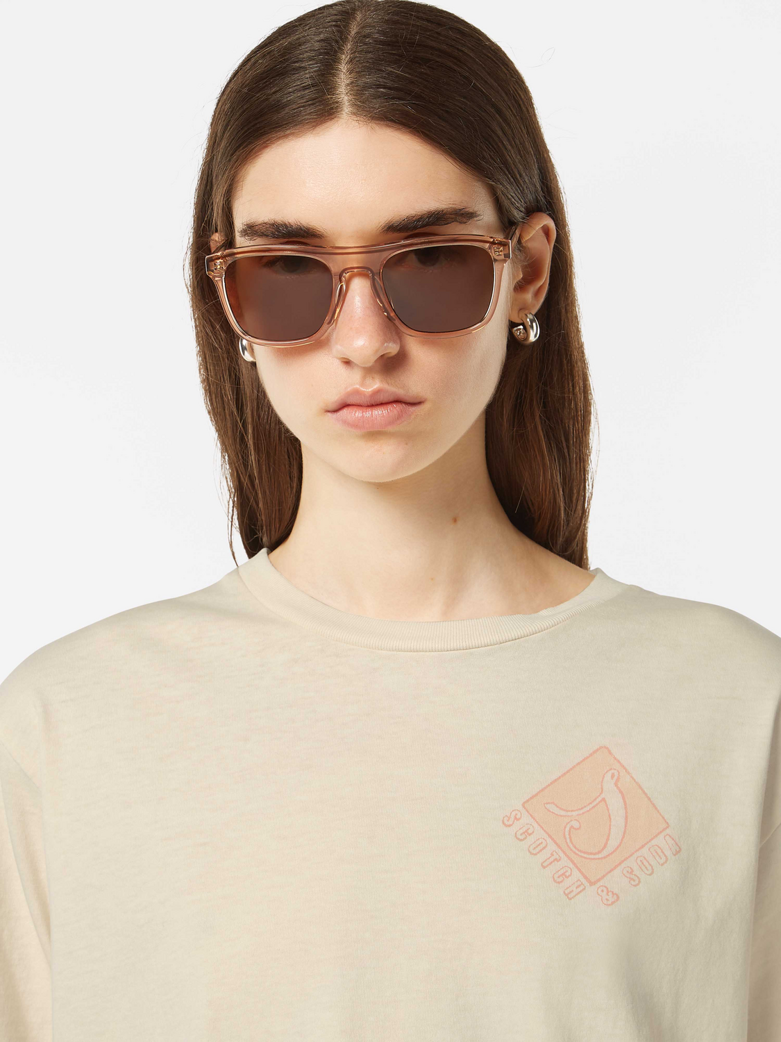 Printed Artwork Garment-Dye Loose-Fit T-Shirt