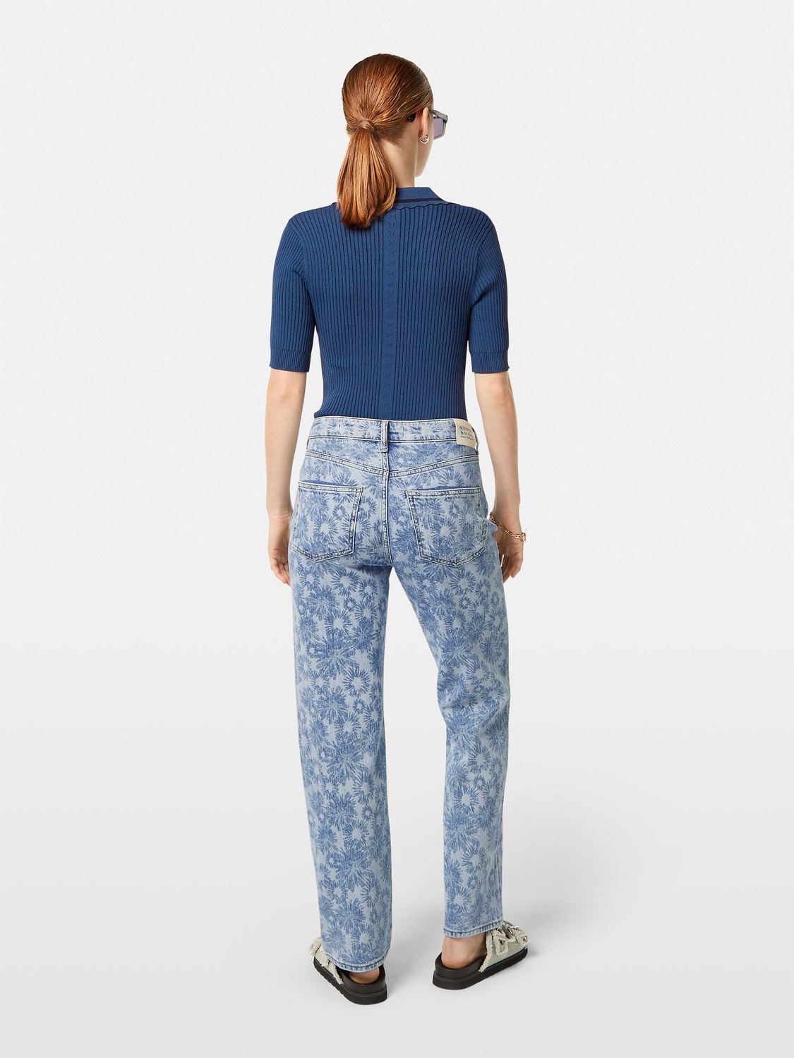 Ribbed Short Sleeve Polo