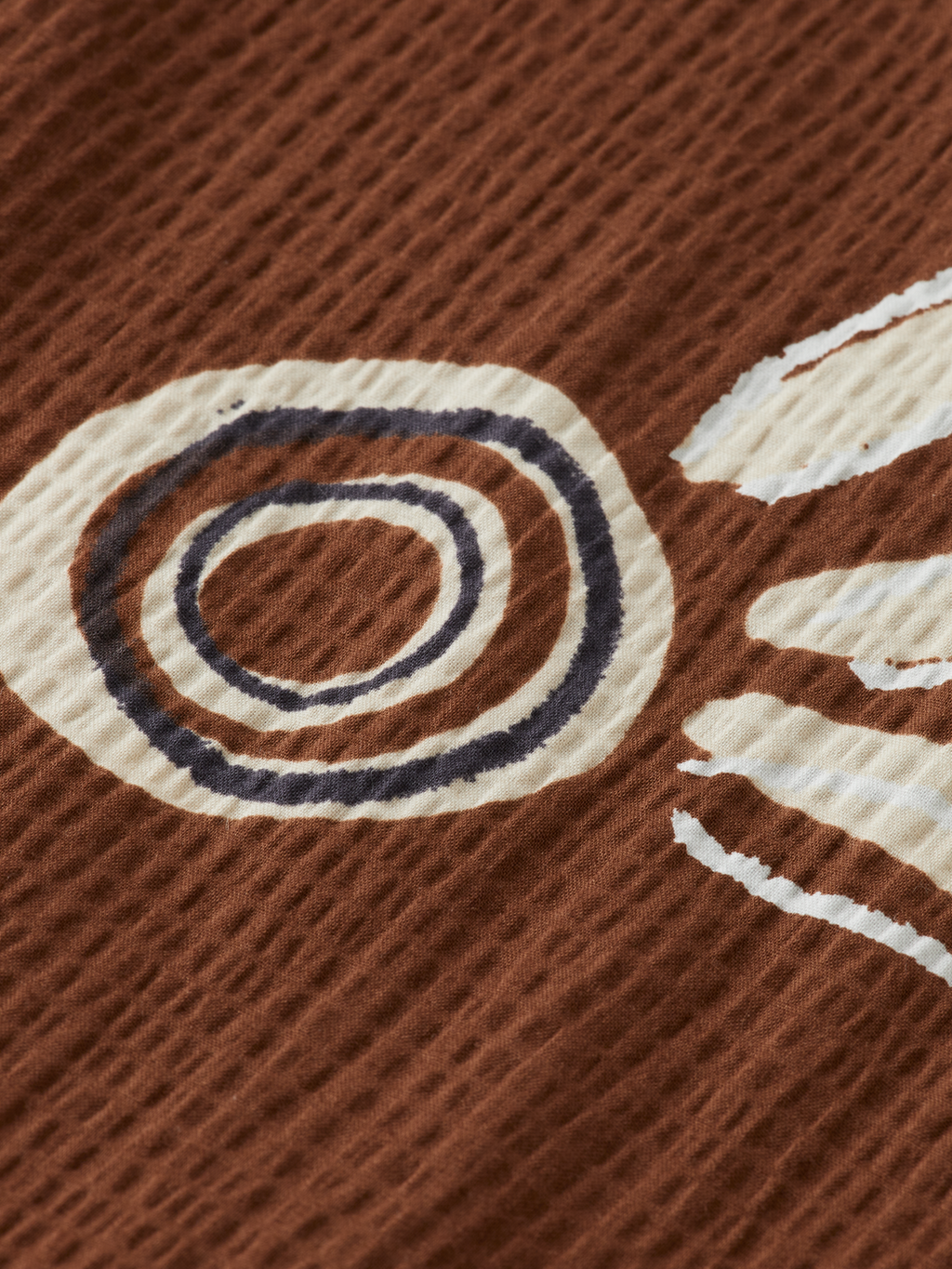 Inky Sun Gathered Strappy Tank Top