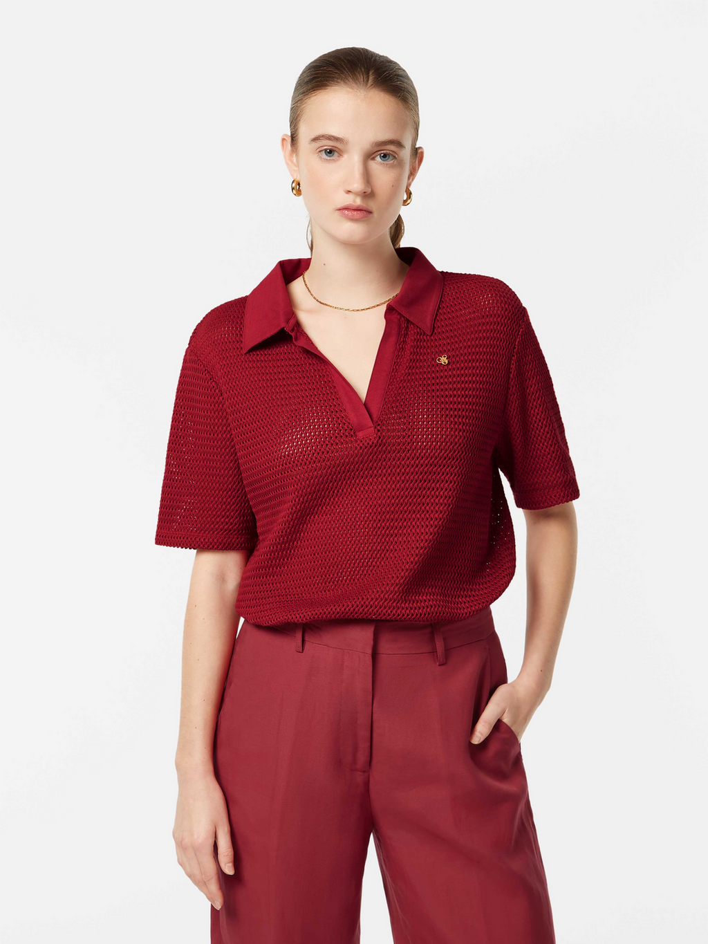 Crochet Polo – Scotch & Soda Crochet Polo – Scotch & Soda