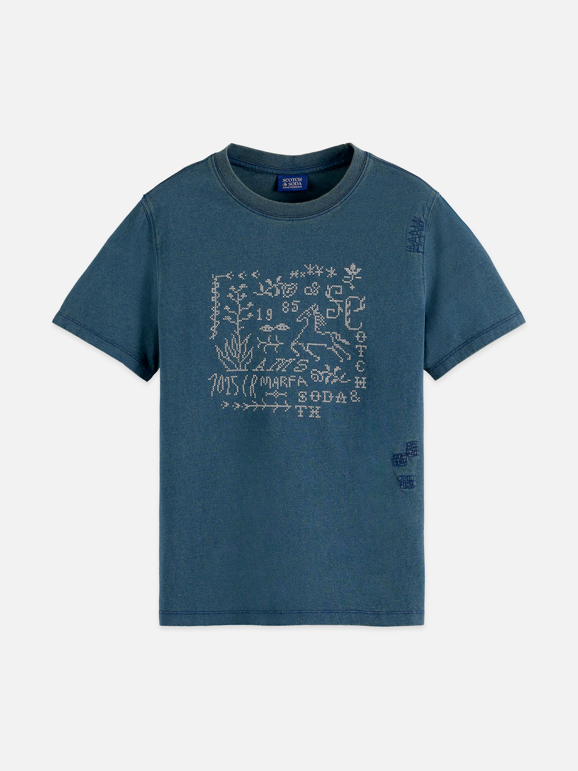 Indigo Graphic Regular Fit T-Shirt
