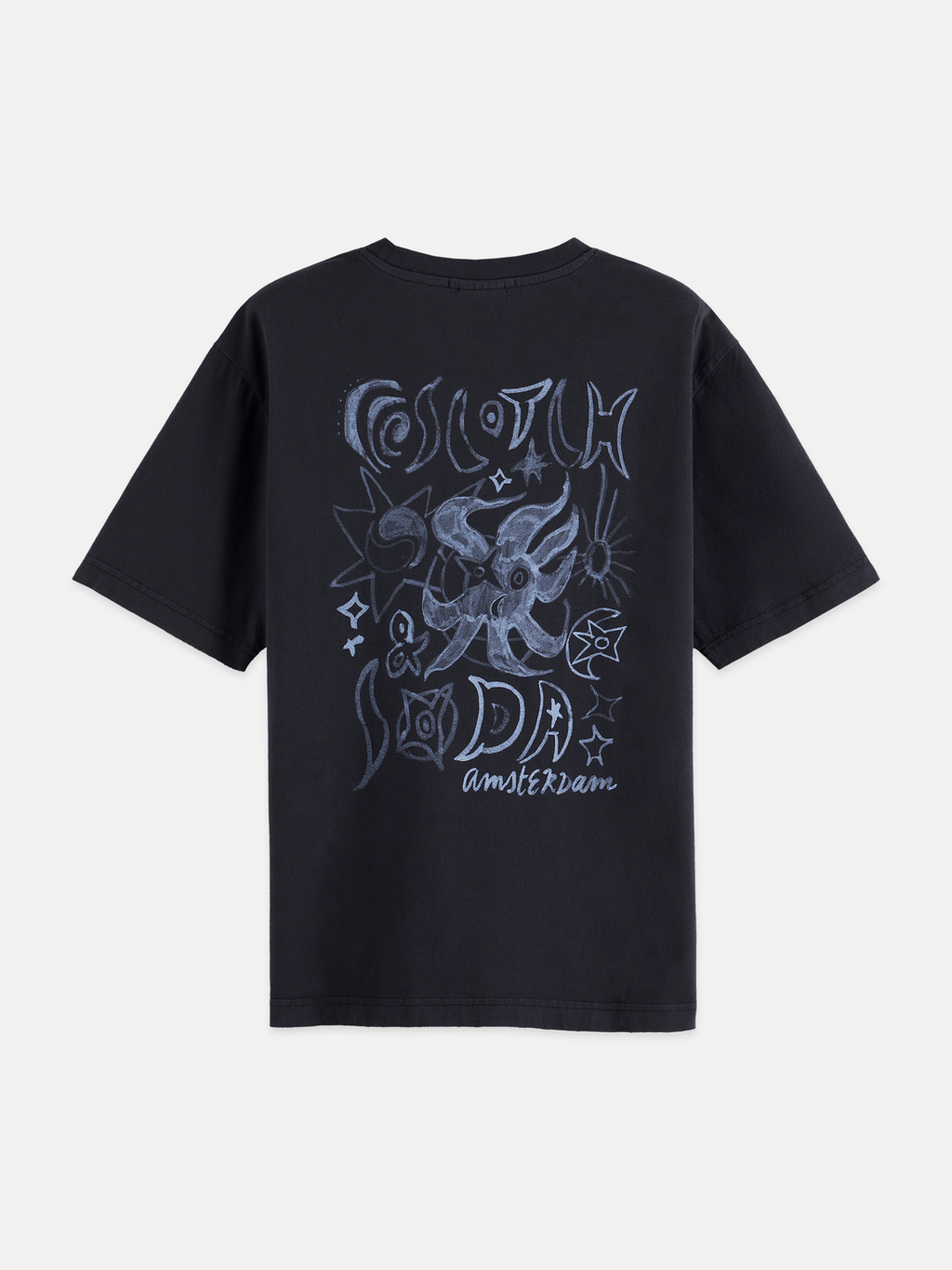 Washed Artwork Loose T-Shirt