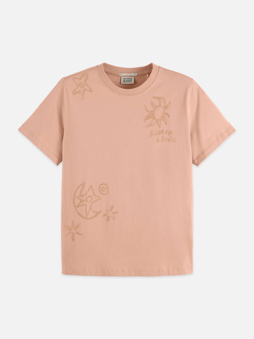 Regular Fit T-Shirt With Flock Print
