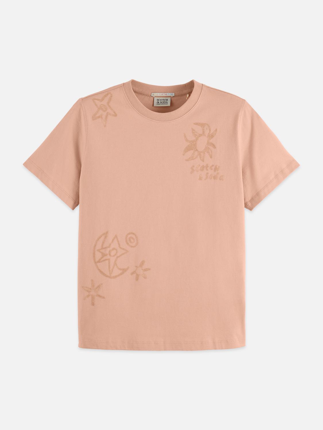 Regular Fit T-Shirt With Flock Print