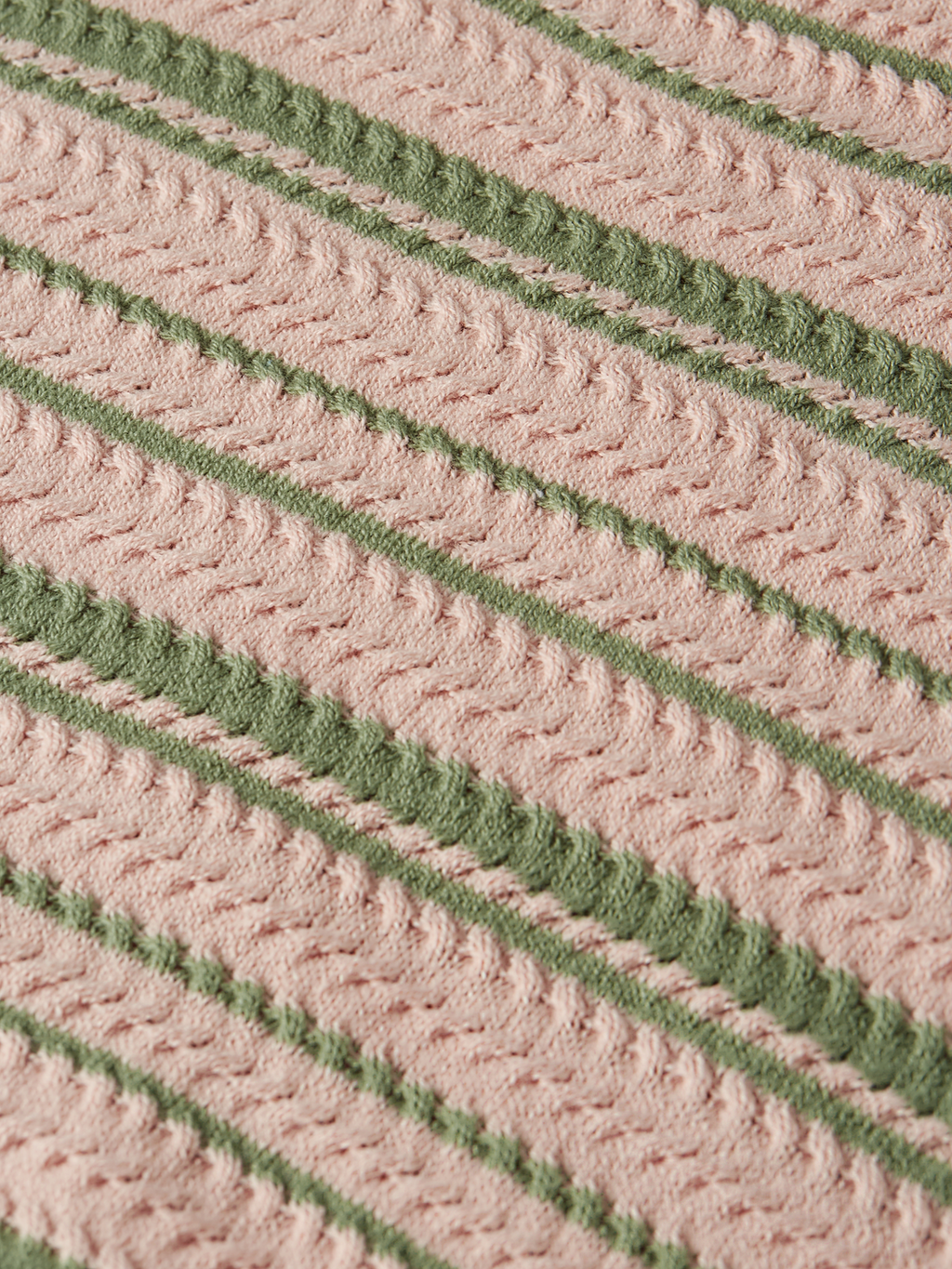 Textured Stripe Knitted Tee