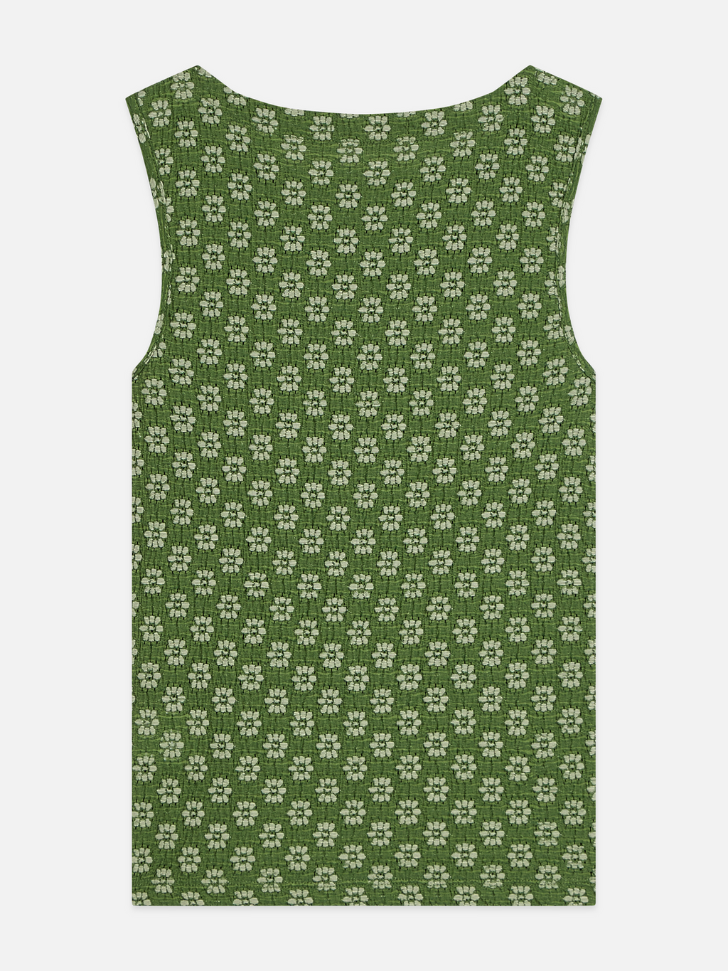 Structured Slash Neck Tank