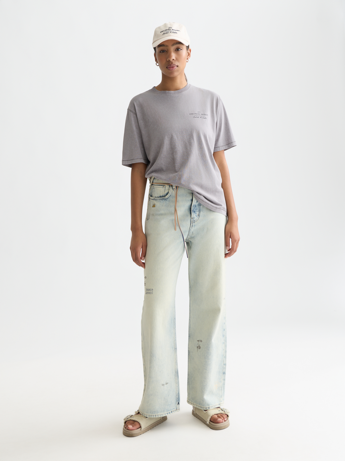 Scotch & Soda x Basquiat Graphic Loose-Fit T-Shirt