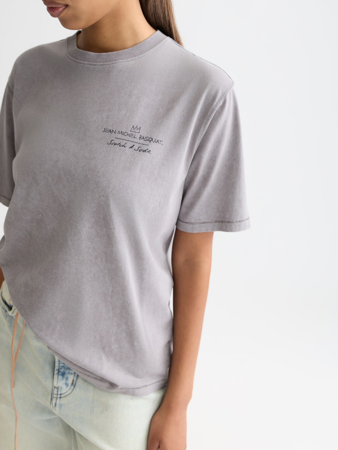 Scotch & Soda x Basquiat Graphic Loose-Fit T-Shirt