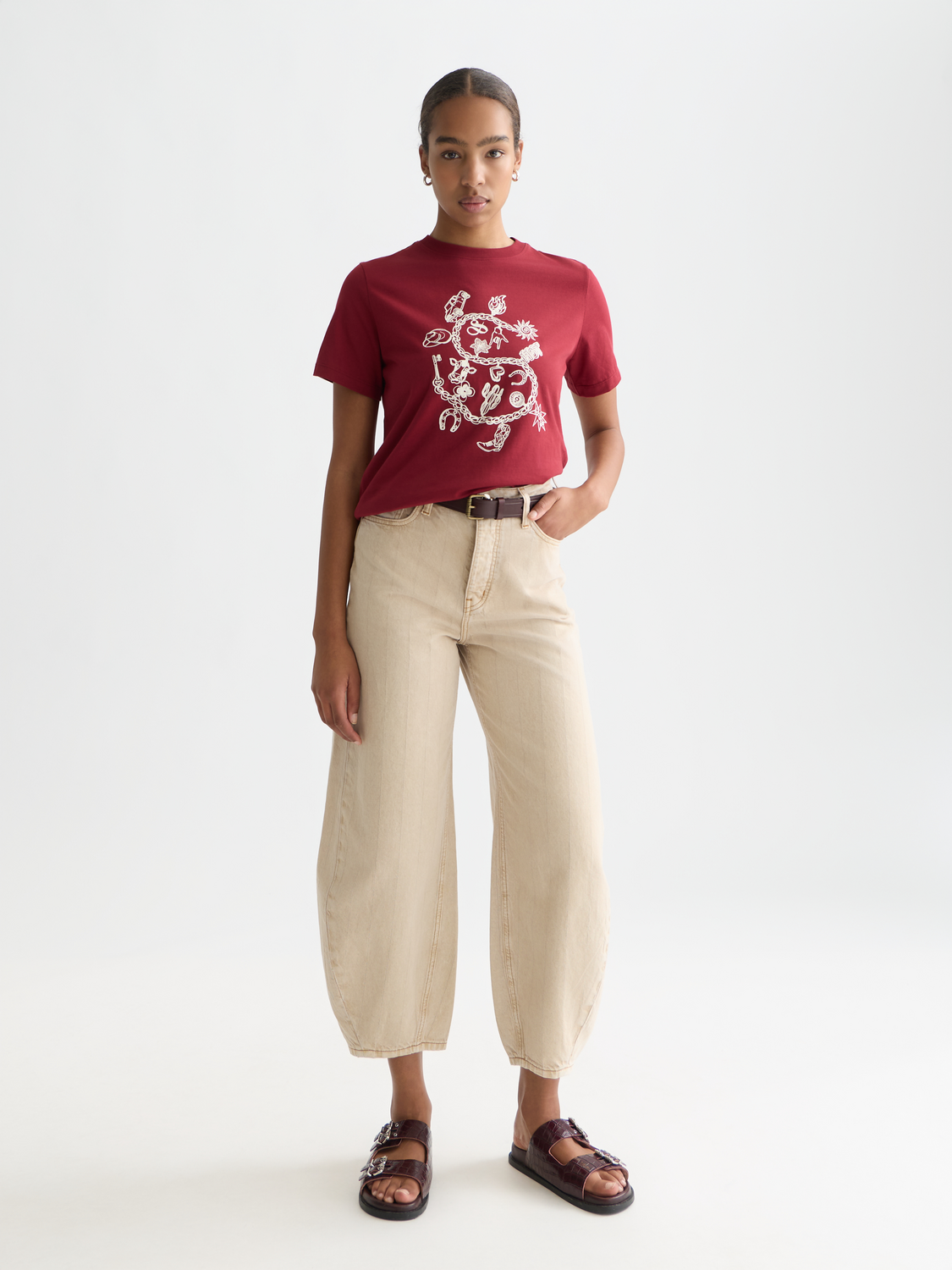 Chest Artwork Regular-Fit T-Shirt