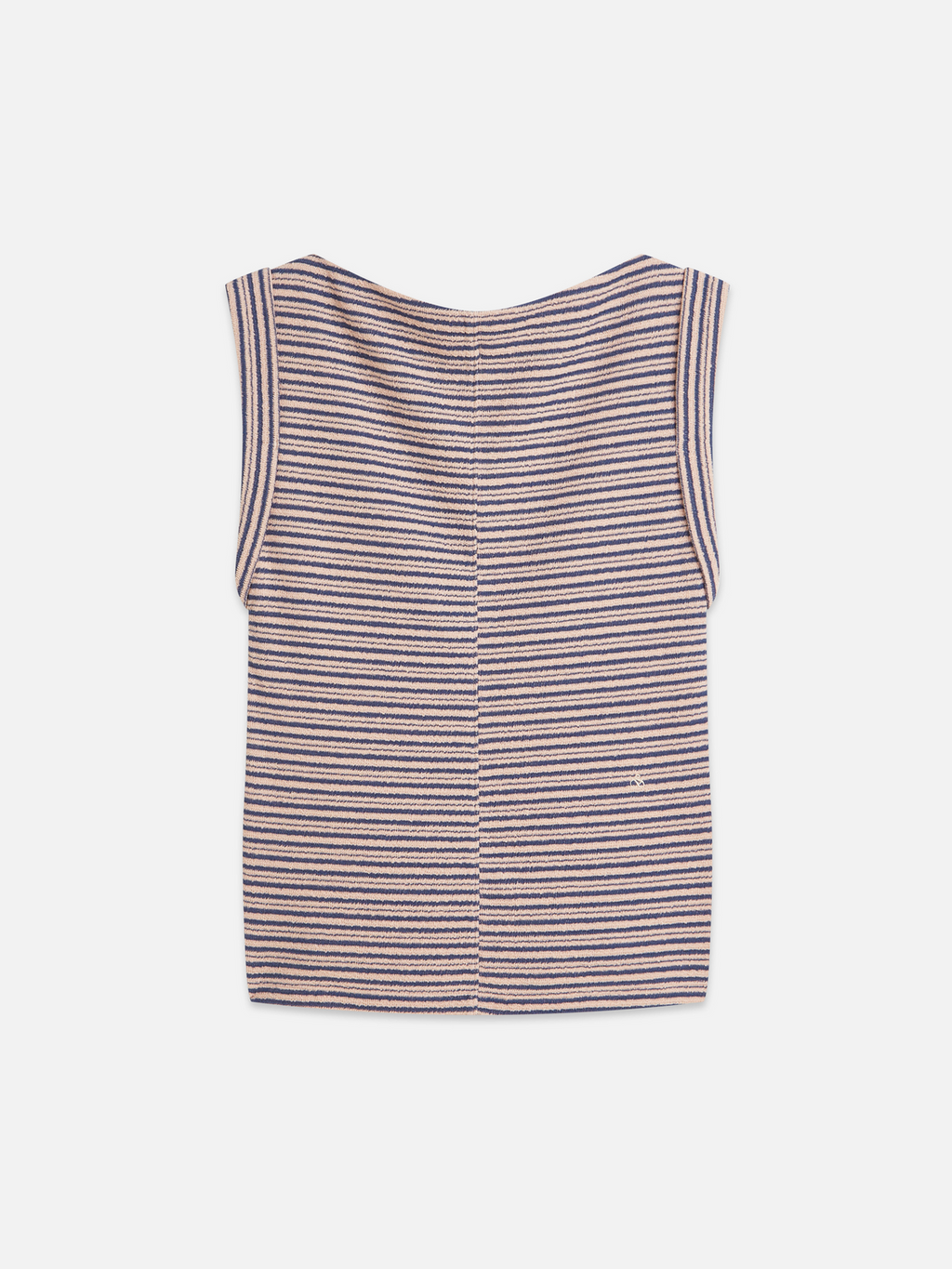 Striped T-Shirt With Rolled Up Sleeve